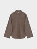2ND Clarome - Fine Crispy poplin - Walnut