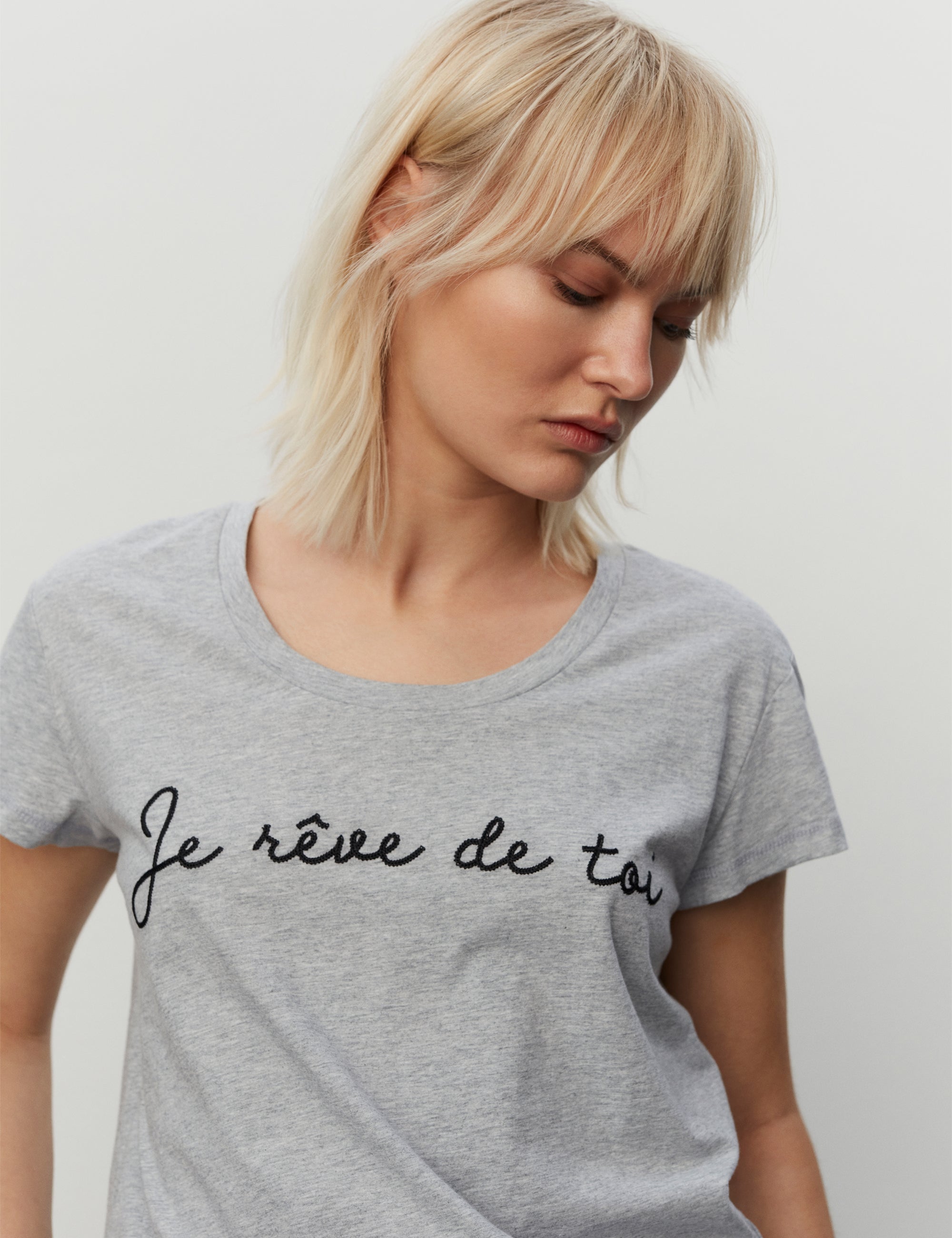 2NDDAY 2ND Dream Tops & T-Shirts 500036 Light Grey Melange
