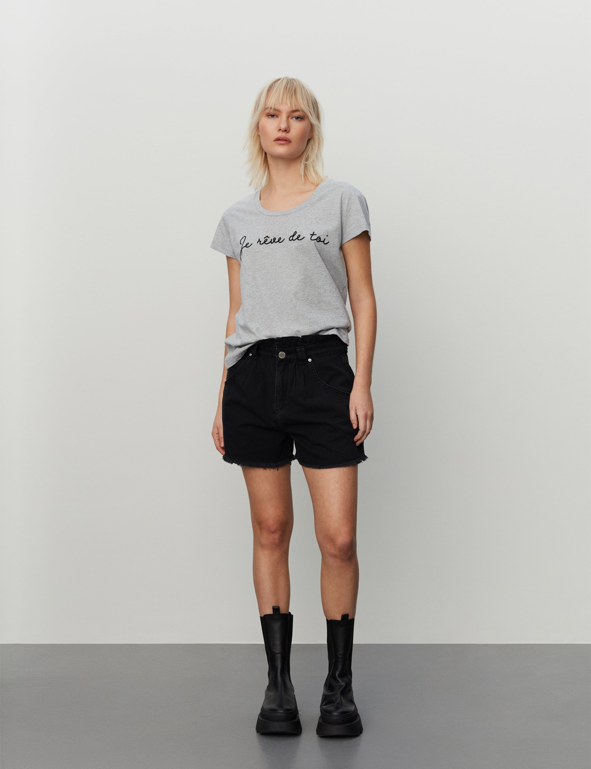 2NDDAY 2ND Dream Tops & T-Shirts 500036 Light Grey Melange