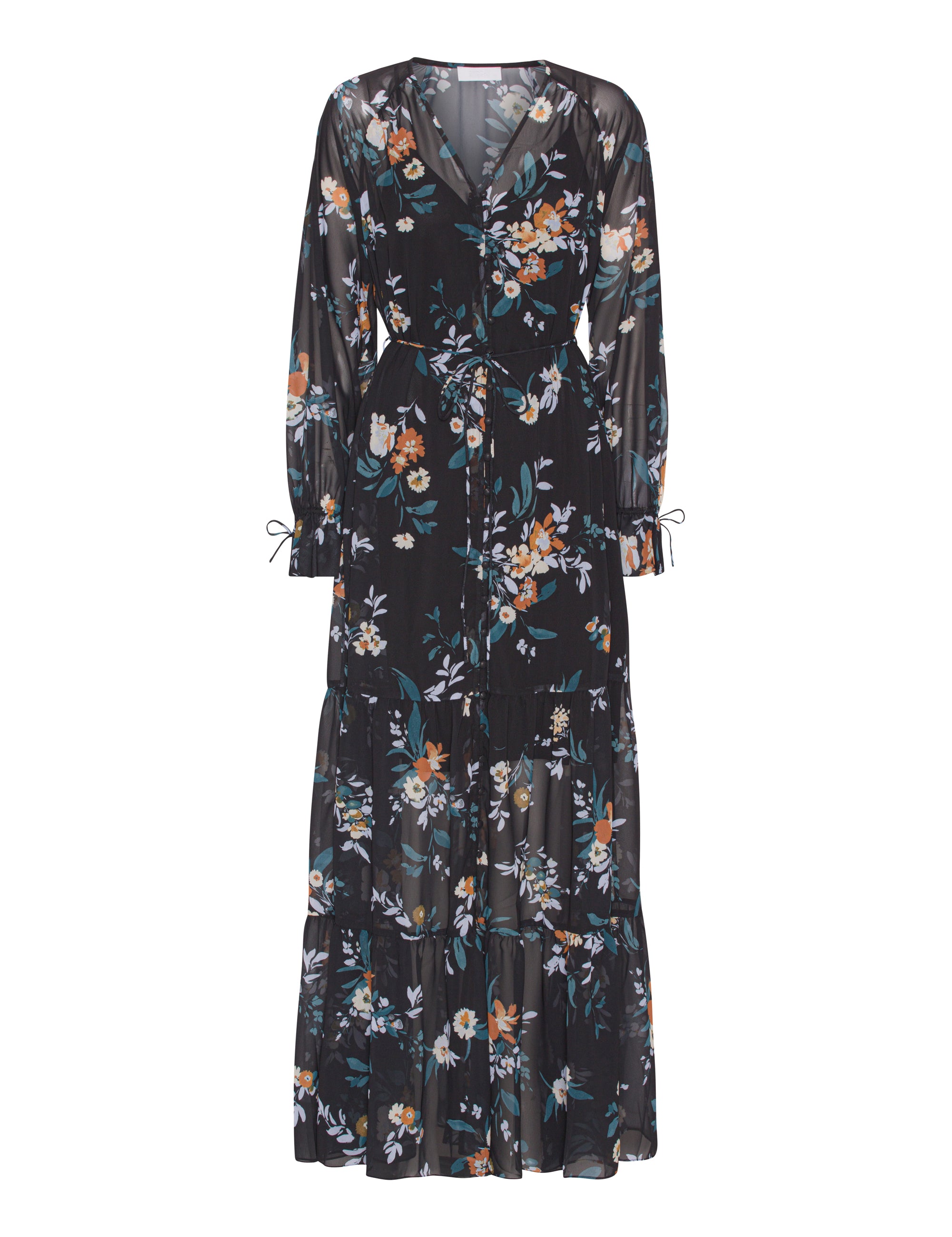 2NDDAY 2ND Drisana TT Dress 420068 Floral Composition Black