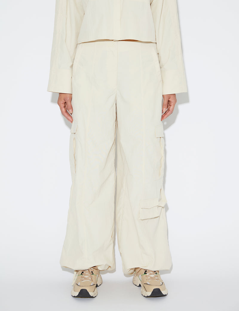 2NDDAY 2ND Edition George - Essential Texture Pants 130607 Chalk