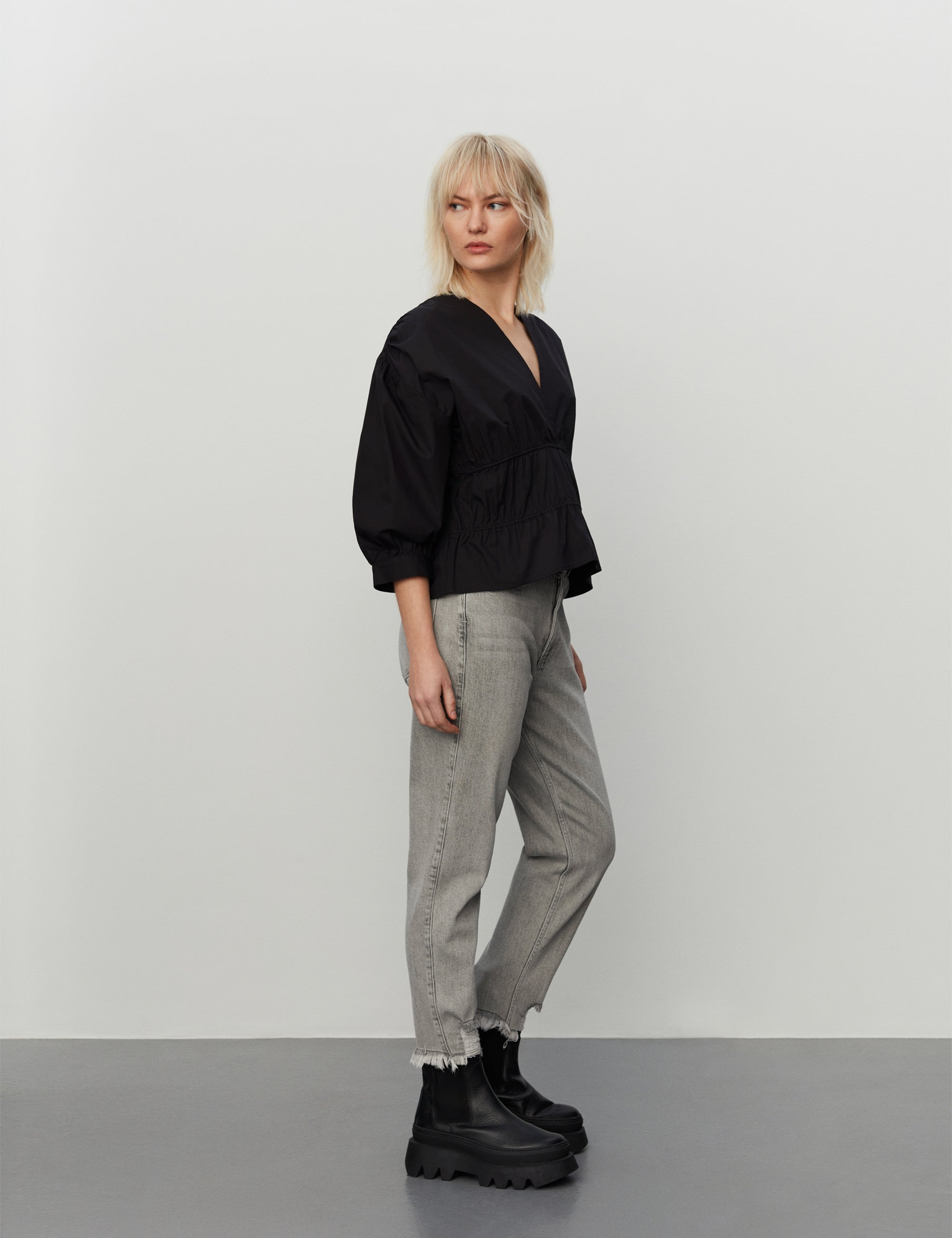 2NDDAY 2ND Farah TT Jeans D035 Light Grey Denim