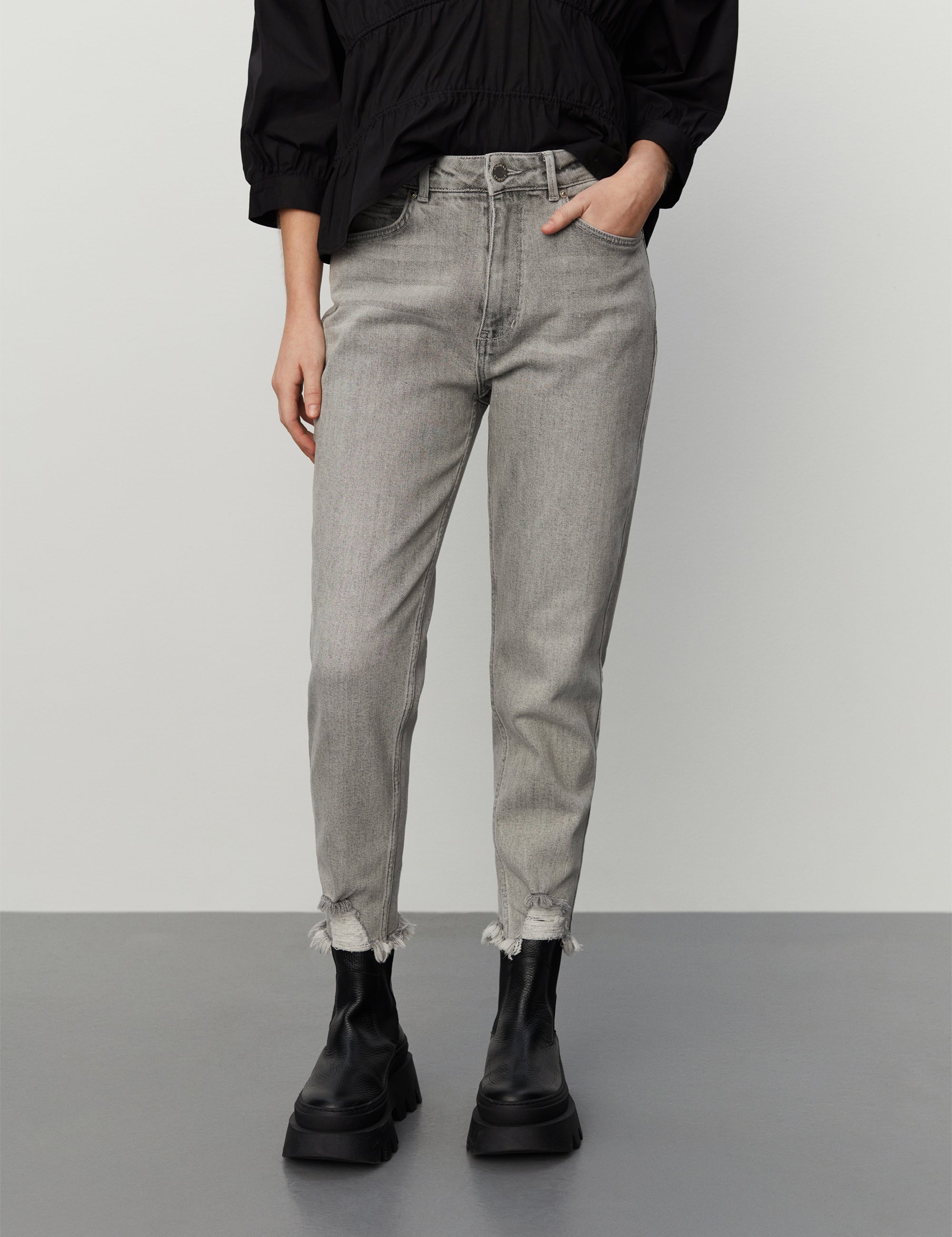 2NDDAY 2ND Farah TT Jeans D035 Light Grey Denim
