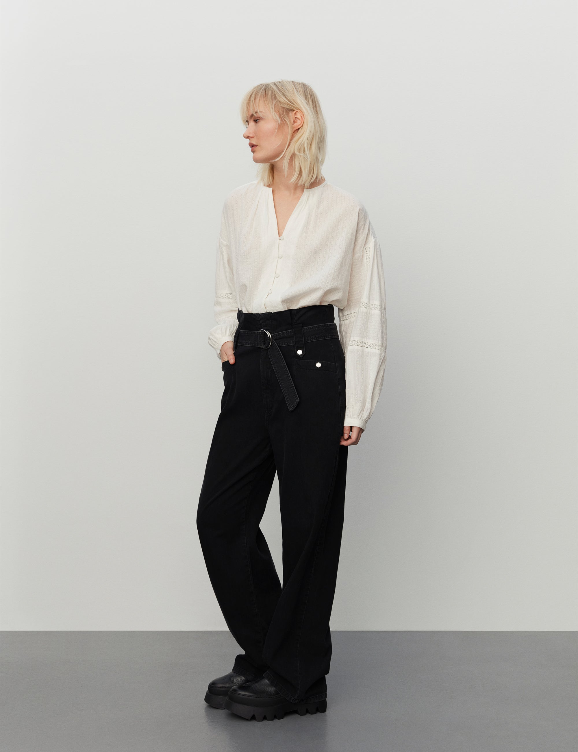 2NDDAY 2ND Feira TT Jeans D003 Un Black Denim