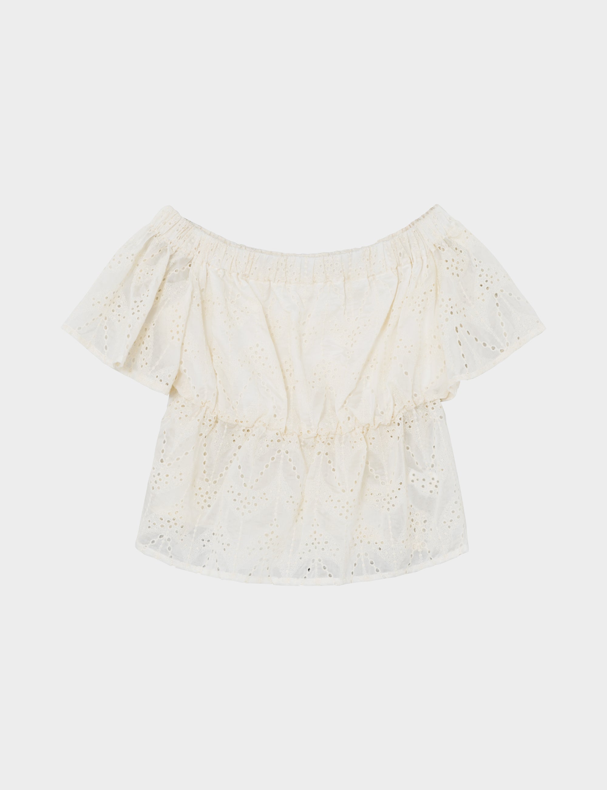 2NDDAY 2ND Gian - Airy Anglaise Shirts & Blouses 114001 Brilliant White