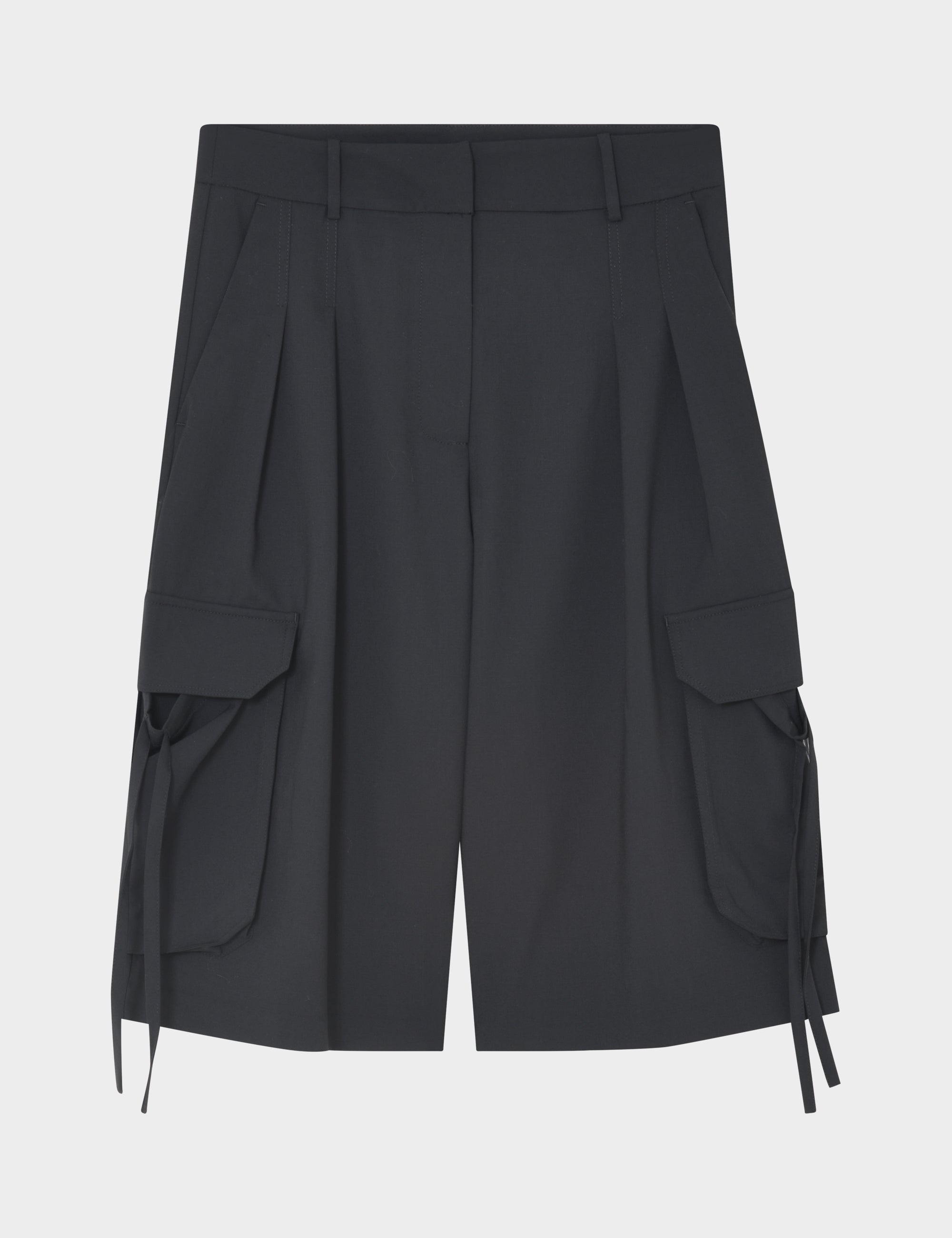 2NDDAY 2ND Hattori - Melange Suiting - Shorts Shorts 190303 Black