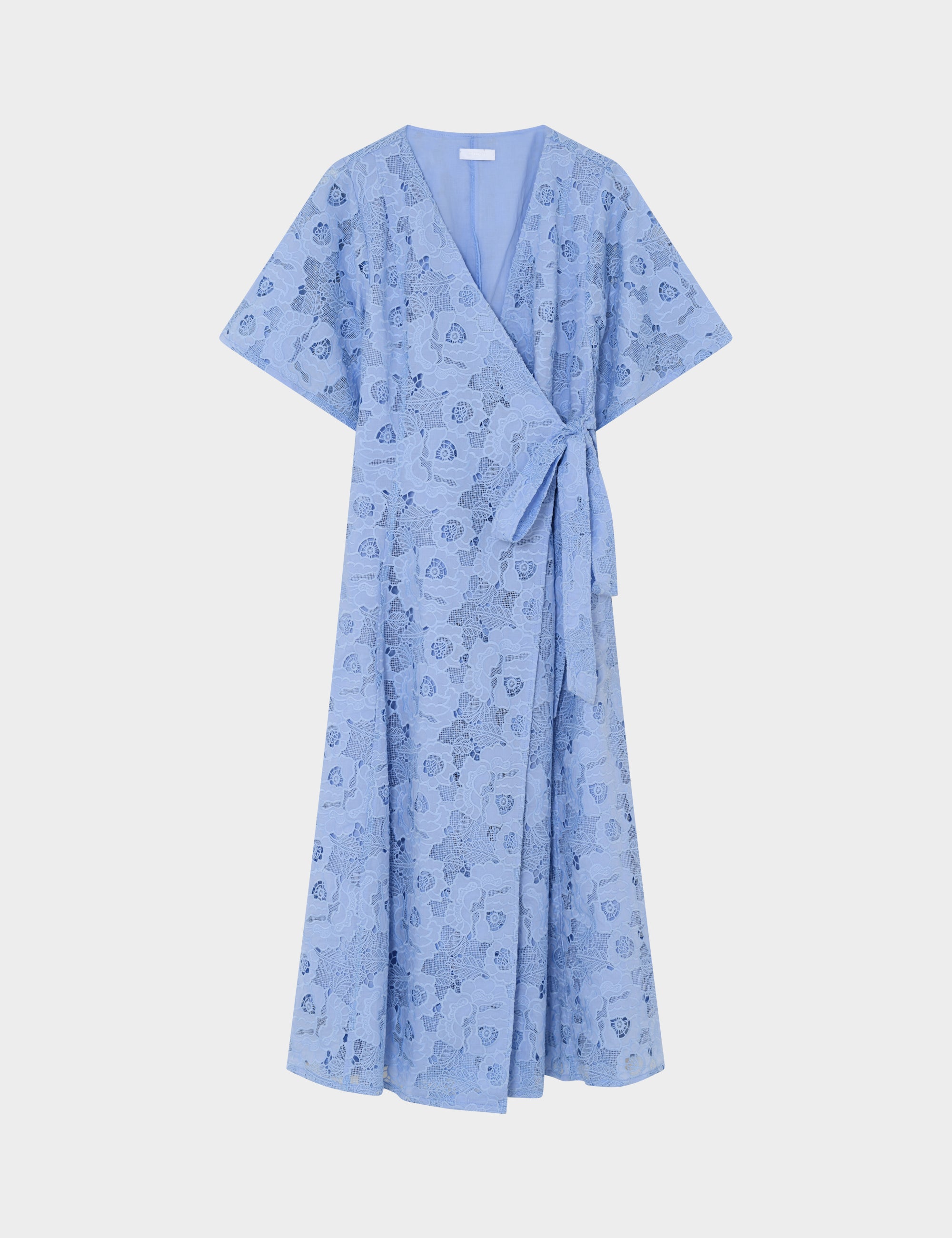 2NDDAY 2ND Hunter - Broderi Anglaise Mix Dress 144115 CASHMERE BLUE