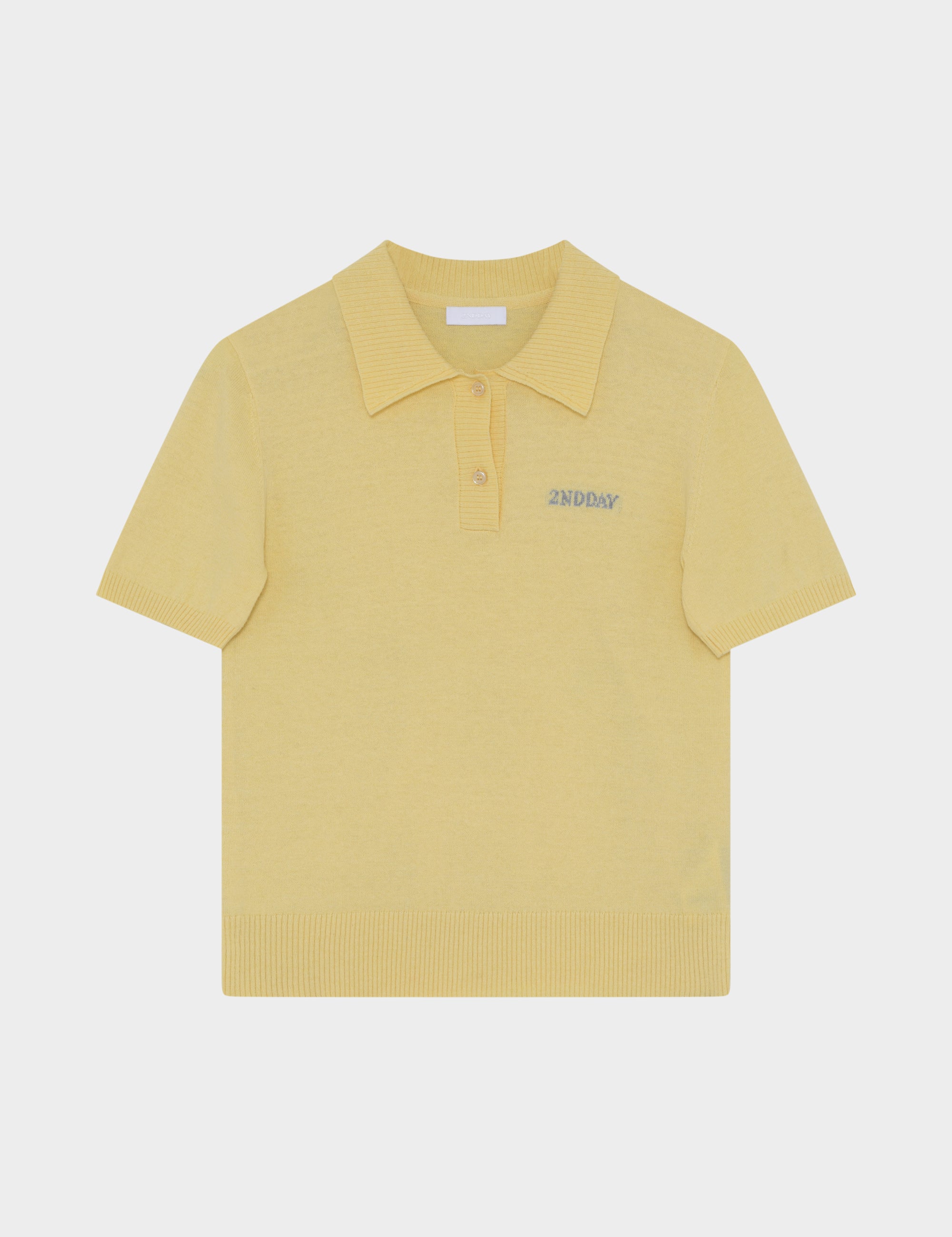 2NDDAY 2ND Jean - Soft Wool Blend Tops & T-Shirts 06032 Mellow Yellow