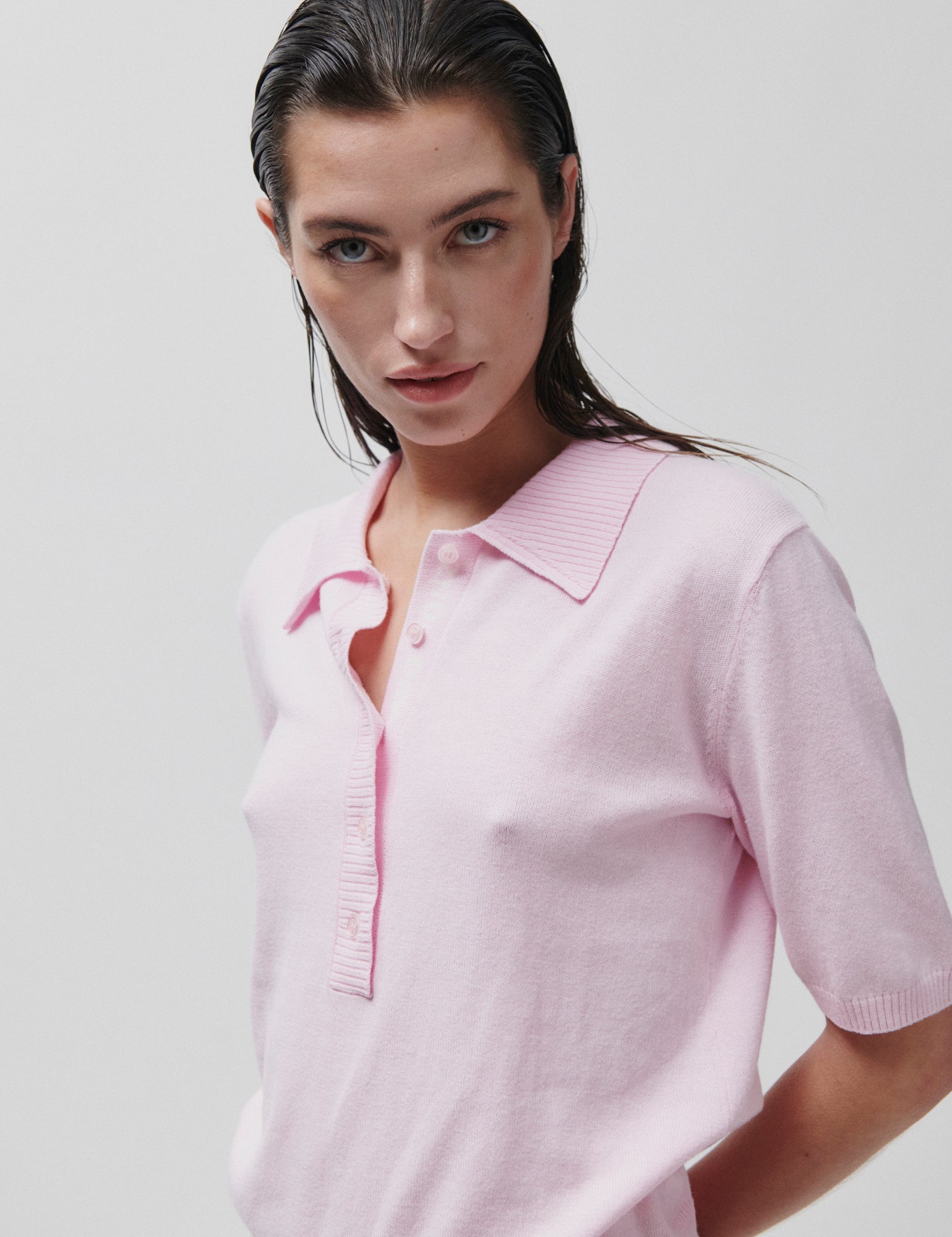 2NDDAY 2ND Jeano - Soft Wool Blend Tops & T-Shirts 133207 Cherry Blossom