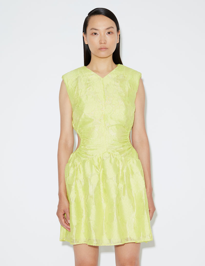 2NDDAY 2ND Kit - Sheer Texture Dress 120435 Daiquiri Green