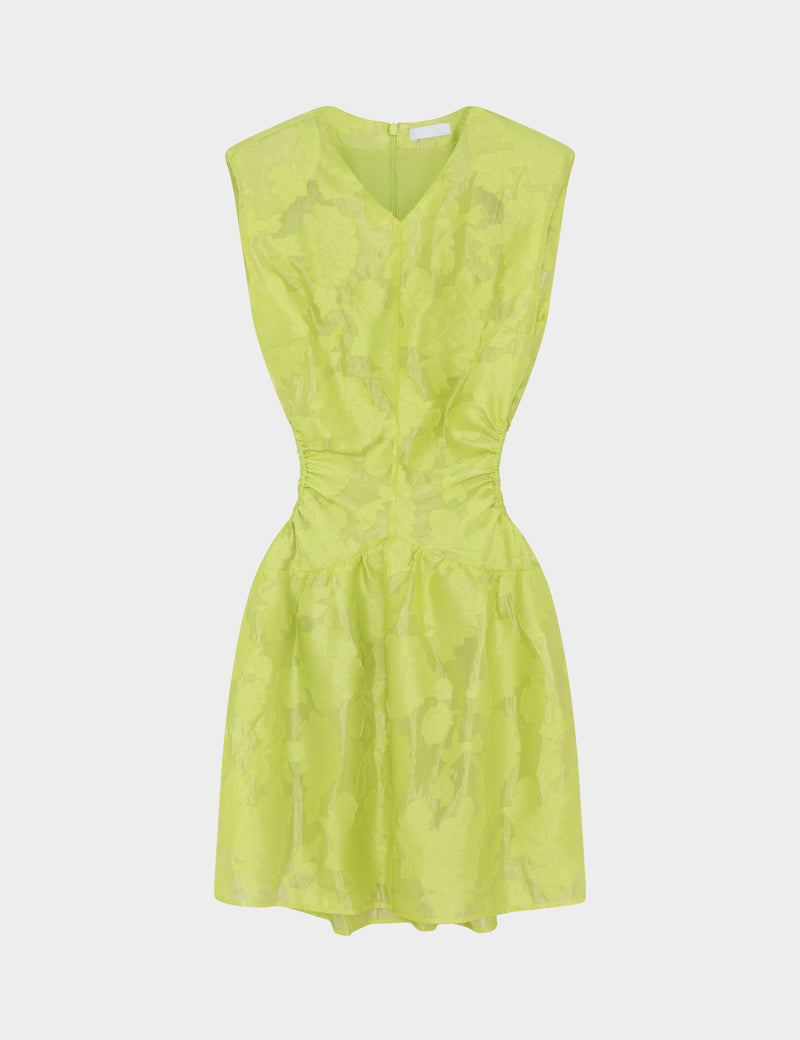 2NDDAY 2ND Kit - Sheer Texture Dress 120435 Daiquiri Green