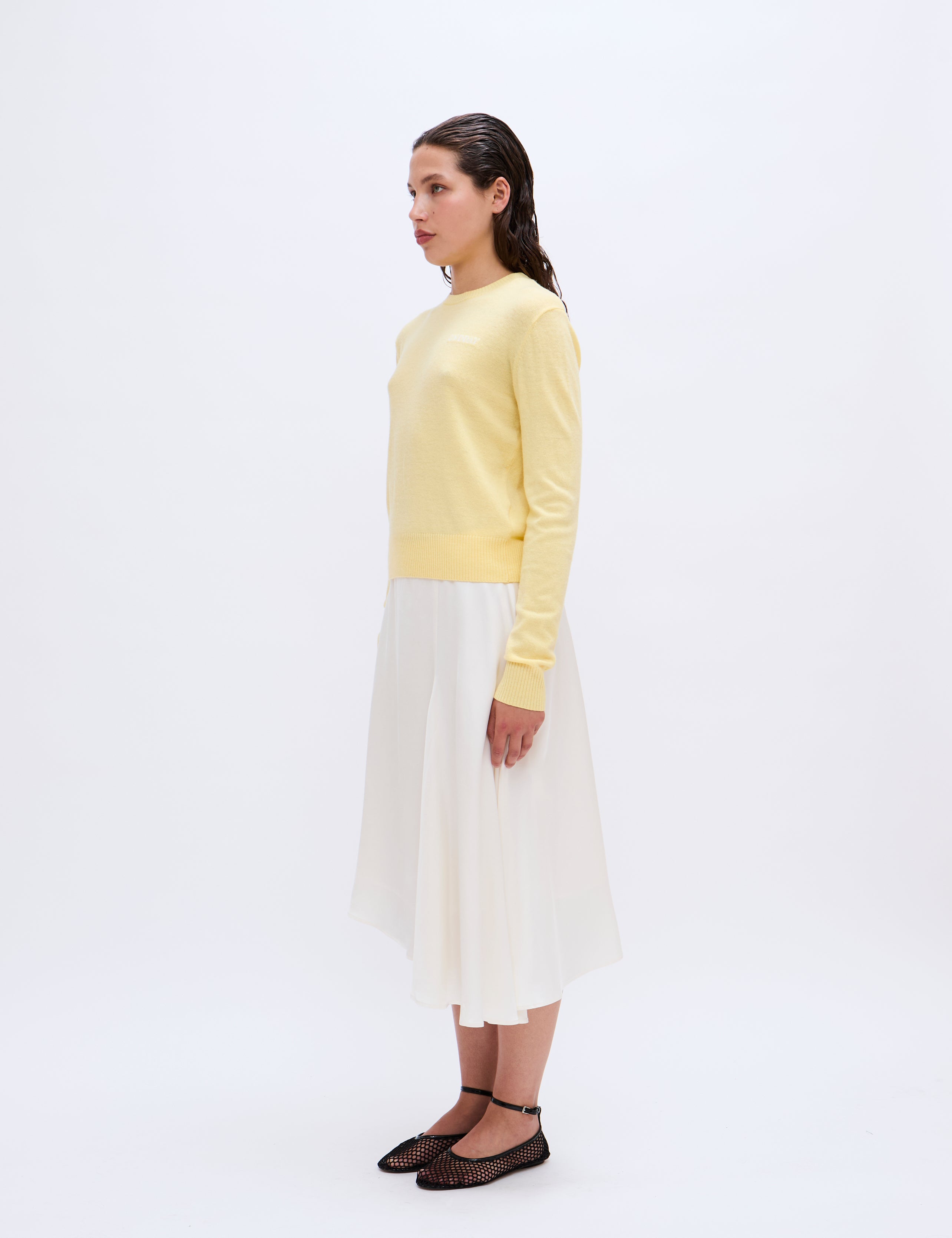 2NDDAY 2ND Lance - Soft Wool Blend Pullover 06032 Mellow Yellow