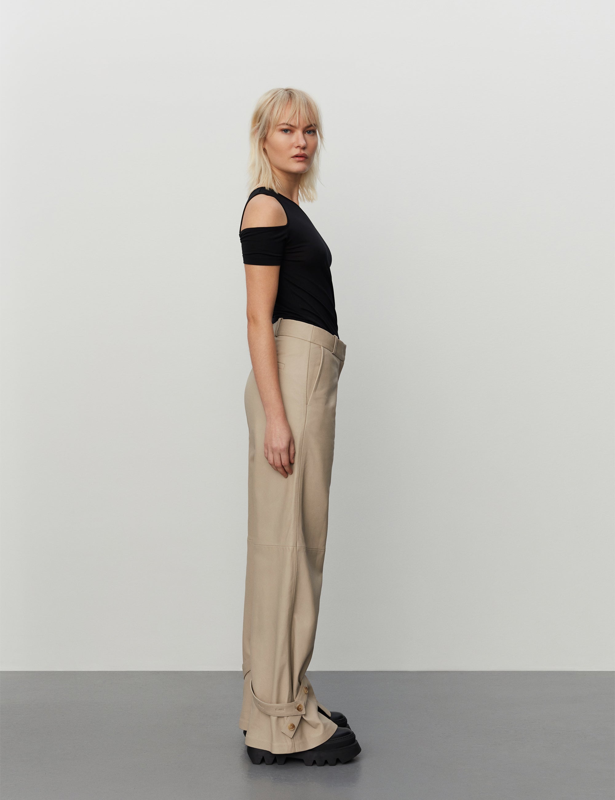 2NDDAY 2ND Leon Pants 161103 Soft Taupe