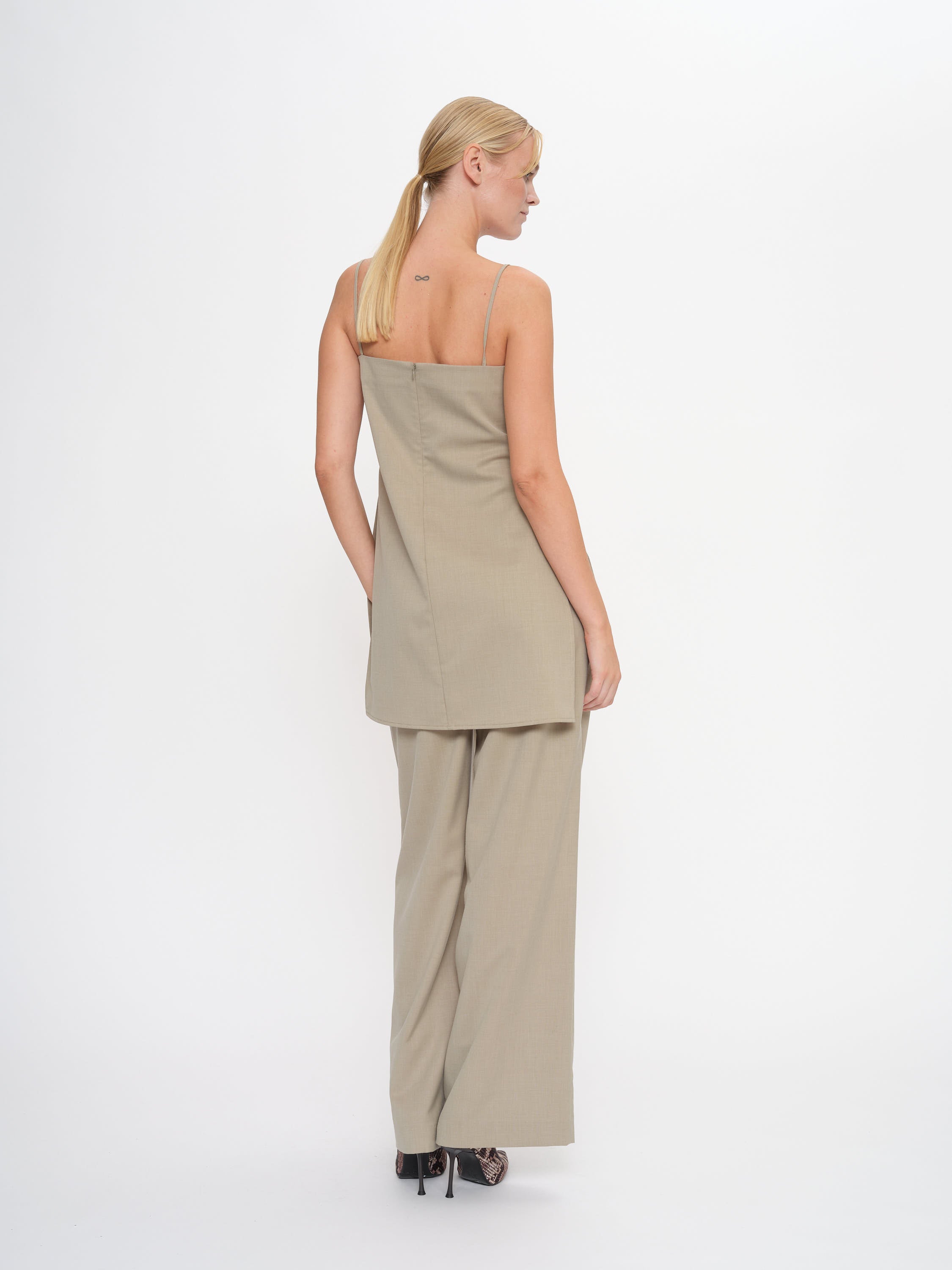 2NDDAY 2ND Leticio - Grainy suiting Shirts & Blouses 181112 Walnut