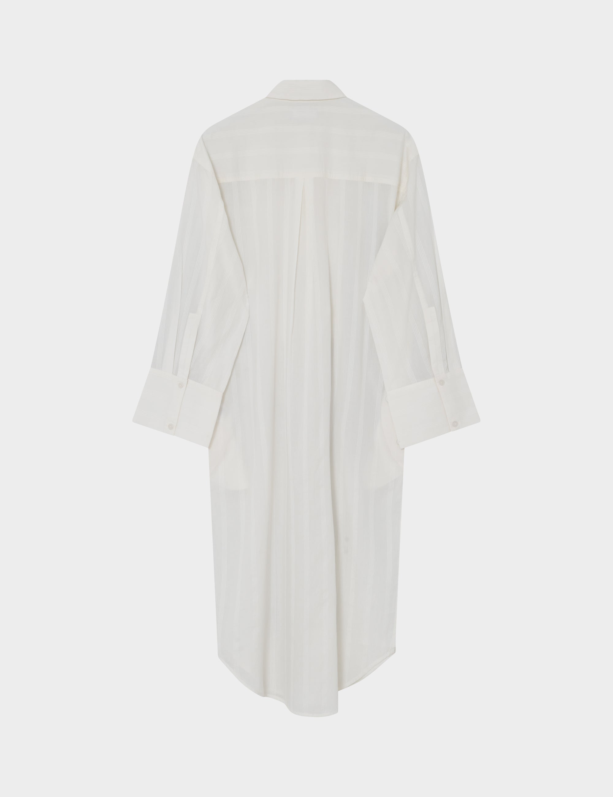 2NDDAY 2ND Maddy - Crispy Cotton Stripe Dress 111001 WHITE ALYSSUM