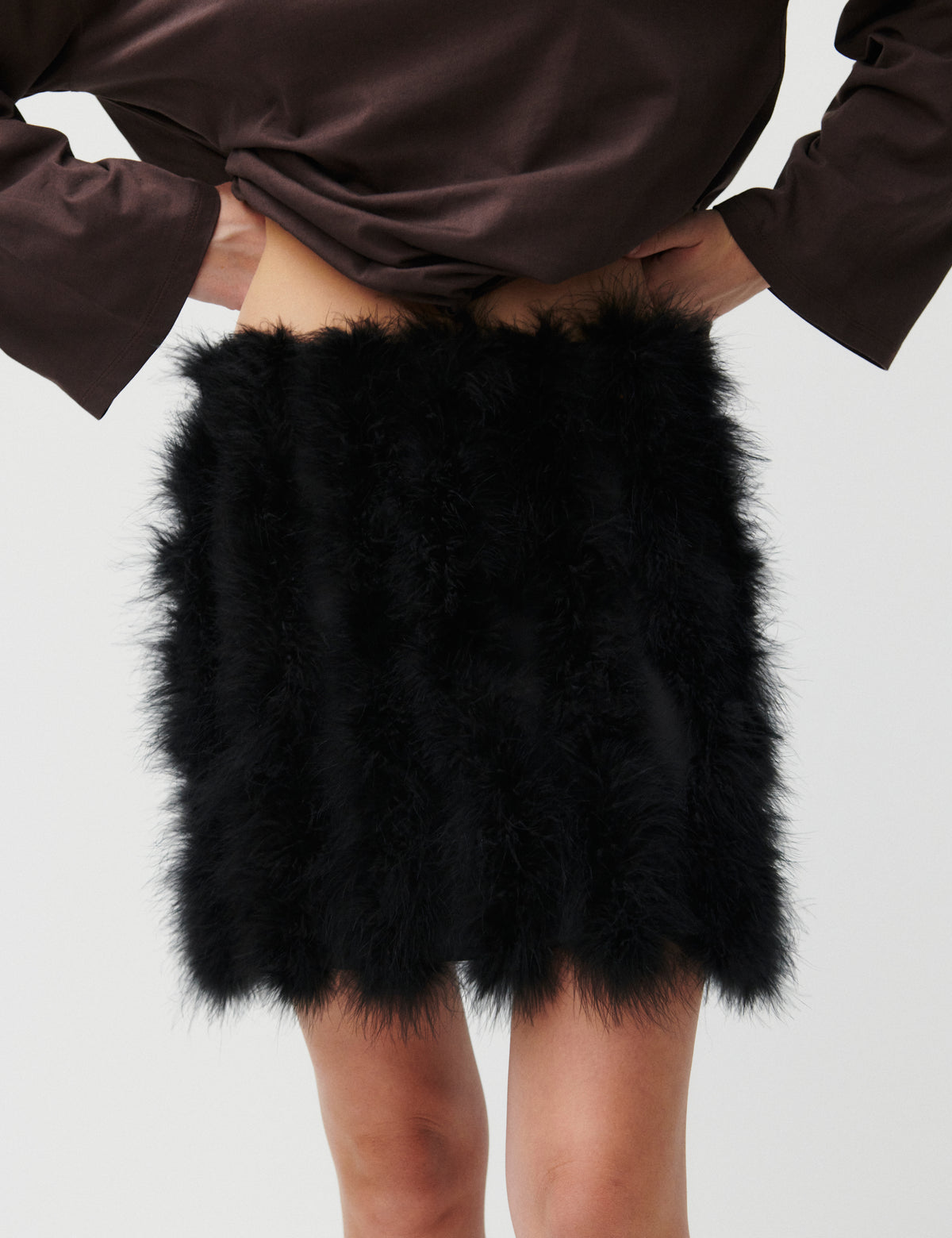 2NDDAY 2ND Mayanne - Heavy Satin - Skirt Skirt 190303 Black