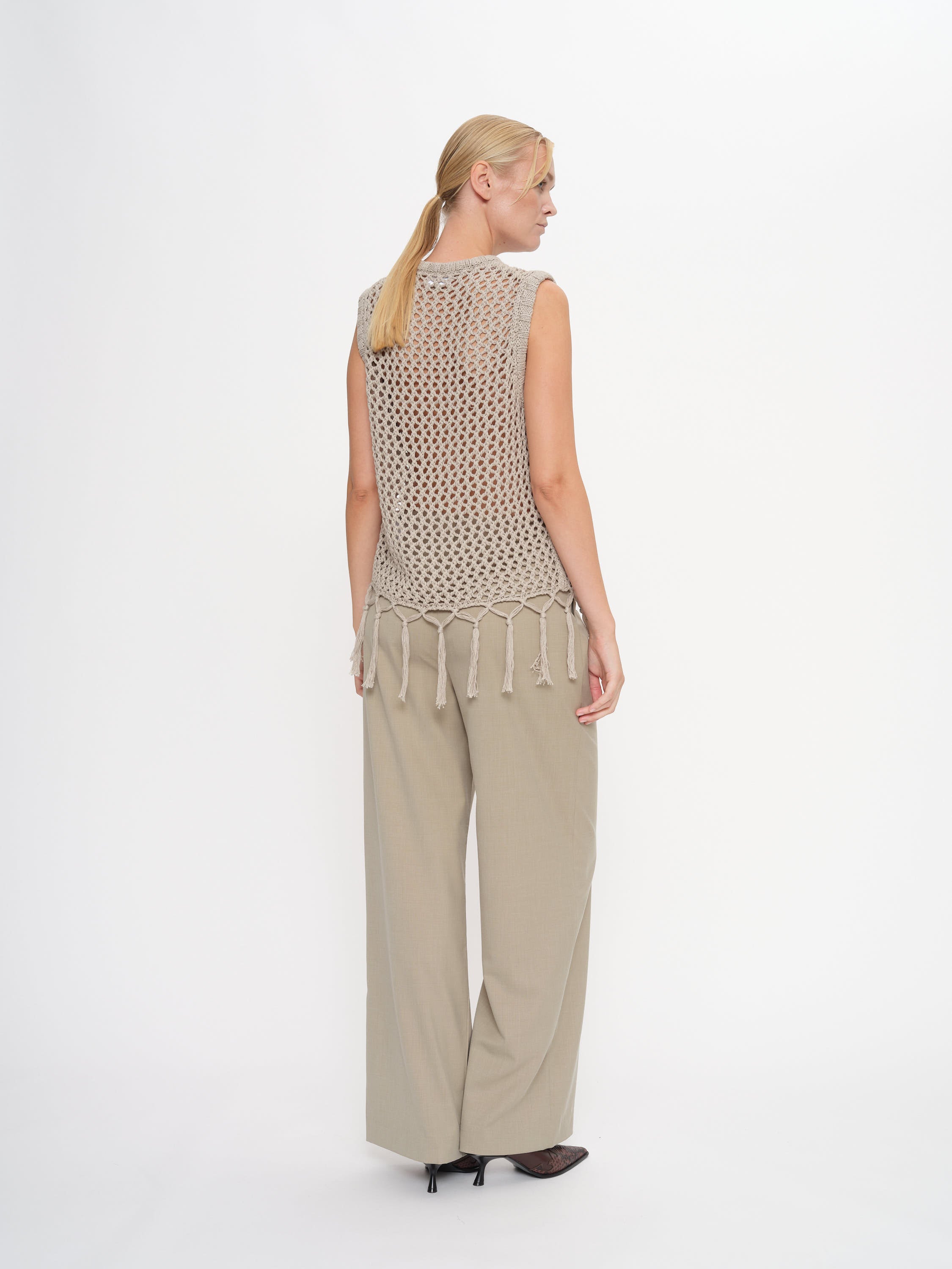 2NDDAY 2ND Mille - Grainy suiting Pants 181112 Walnut