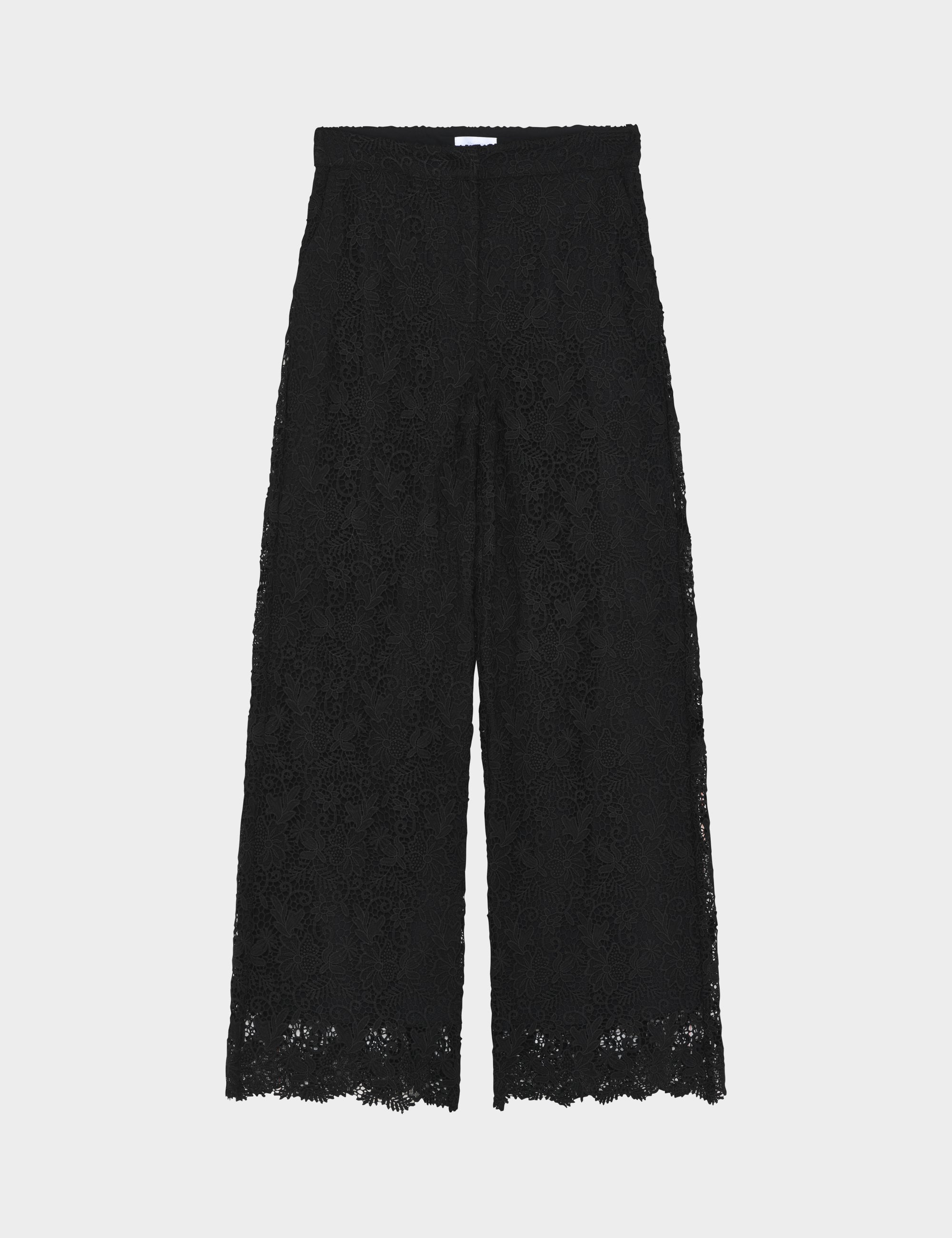 2NDDAY 2ND Millery - Heavy Lace Pants 190303 BLACK