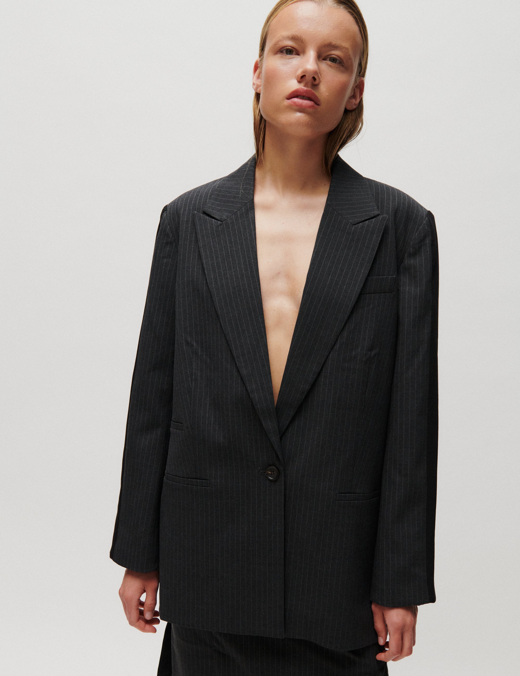 2NDDAY 2ND Oren - Yarn Dye Suiting - Blazer Blazer 194205 Phantom