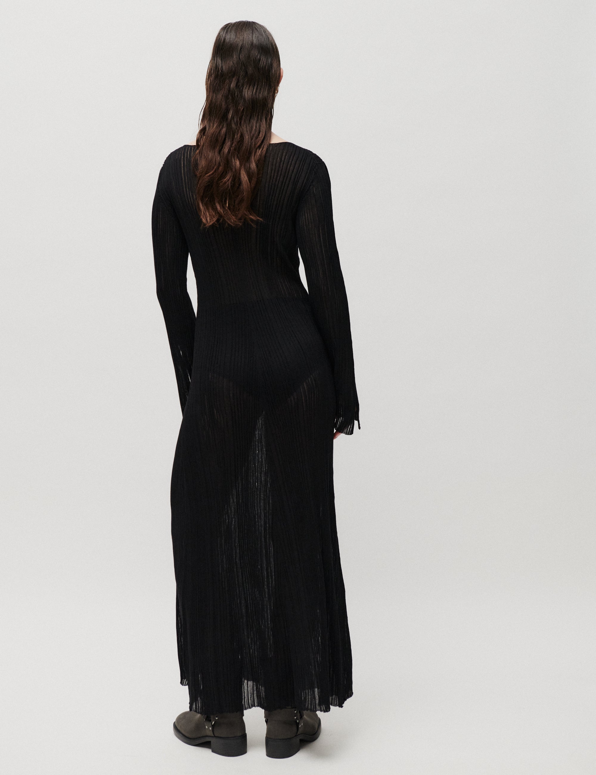 2NDDAY 2ND Oro - Firm Shine Knit - Dress Dress 190303 Black