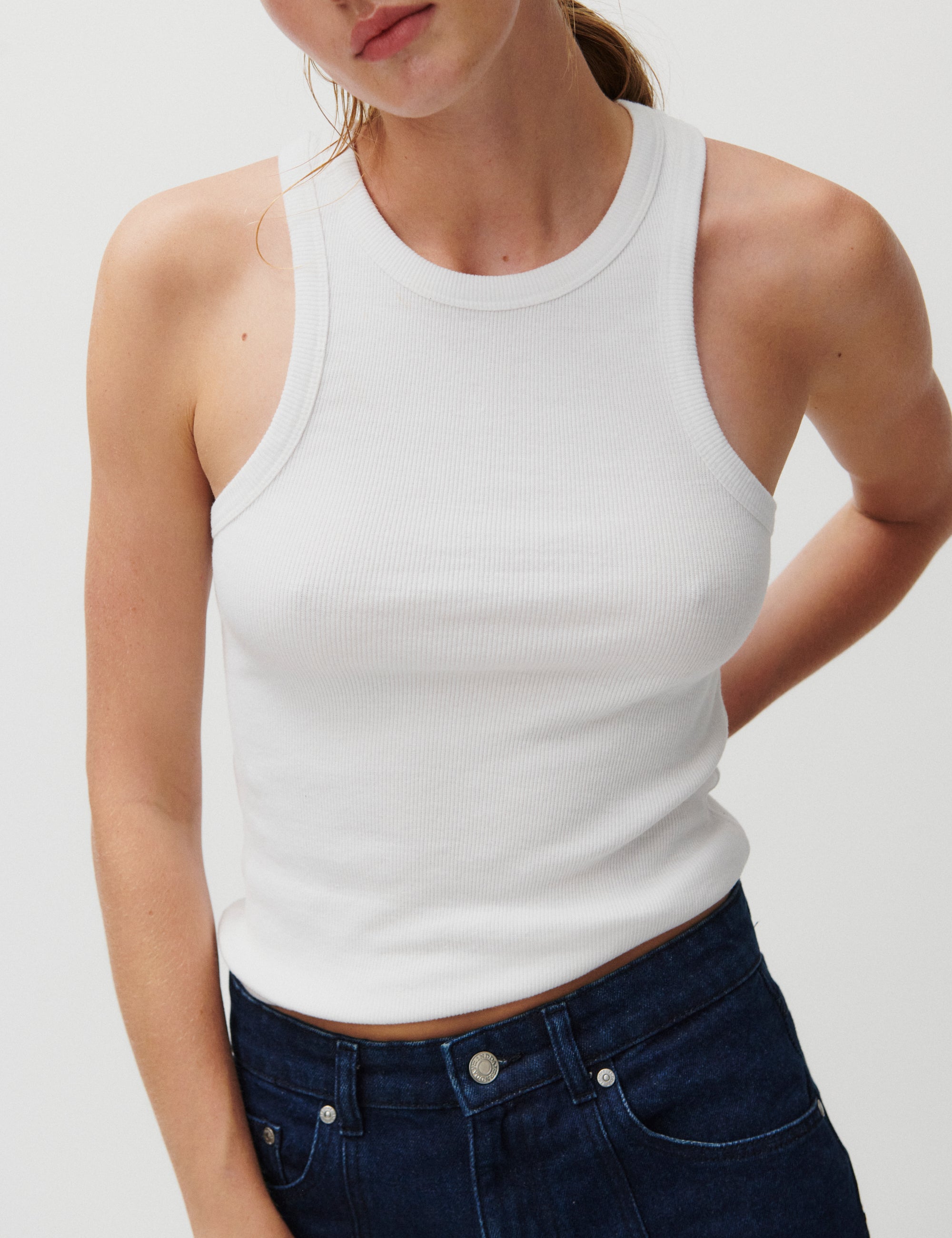 2NDDAY 2ND Purity TT - Daily Cotton Rib Tops & T-Shirts 114001 Brilliant White