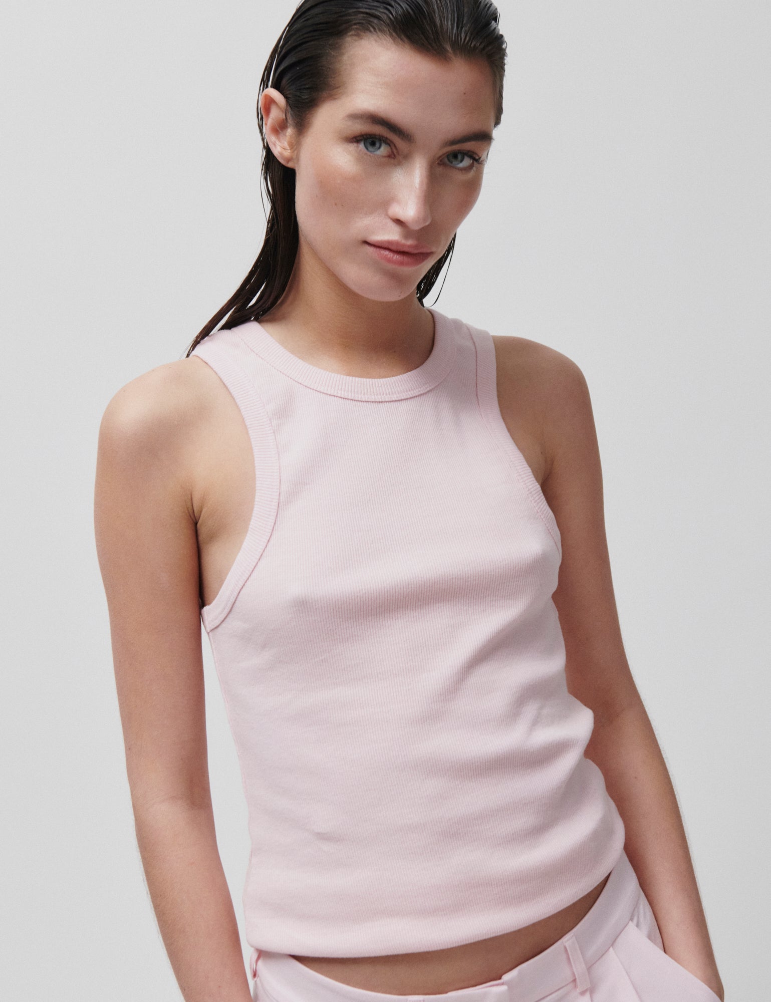 2NDDAY 2ND Purity TT - Daily Cotton Rib Tops & T-Shirts 133207 Cherry Blossom