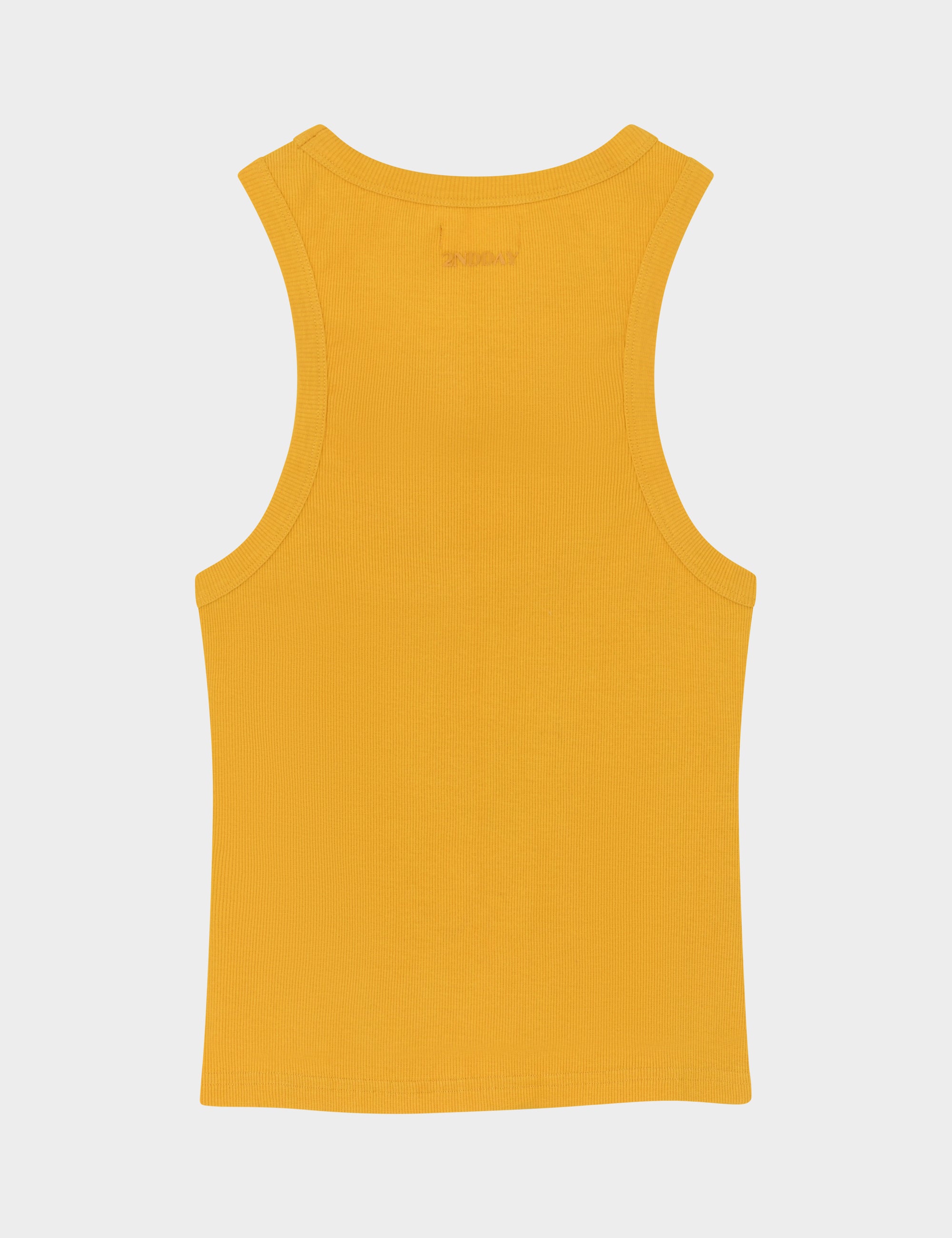 2NDDAY 2ND Purity TT - Daily Cotton Rib Tops & T-Shirts 140952 Spicy Mustard