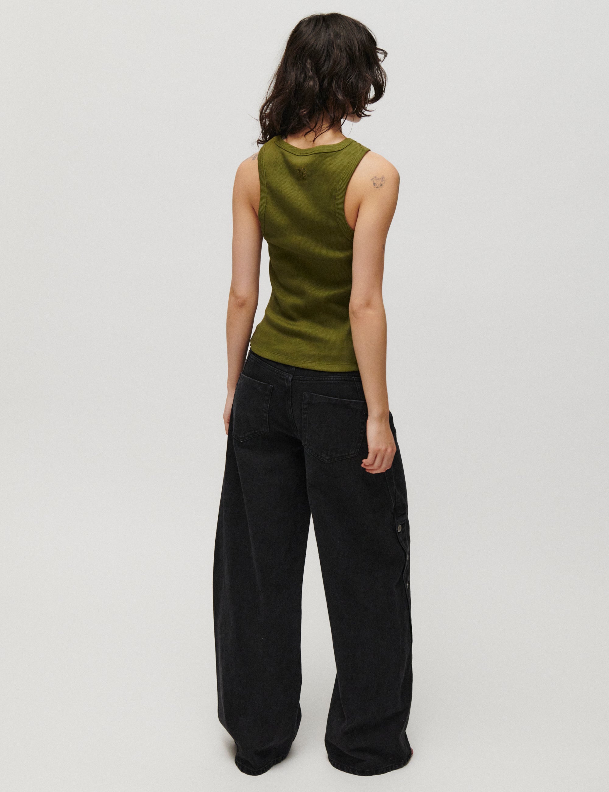 2NDDAY 2ND Purity TT - Daily Cotton Rib - Top Top 180523 Winter Moss