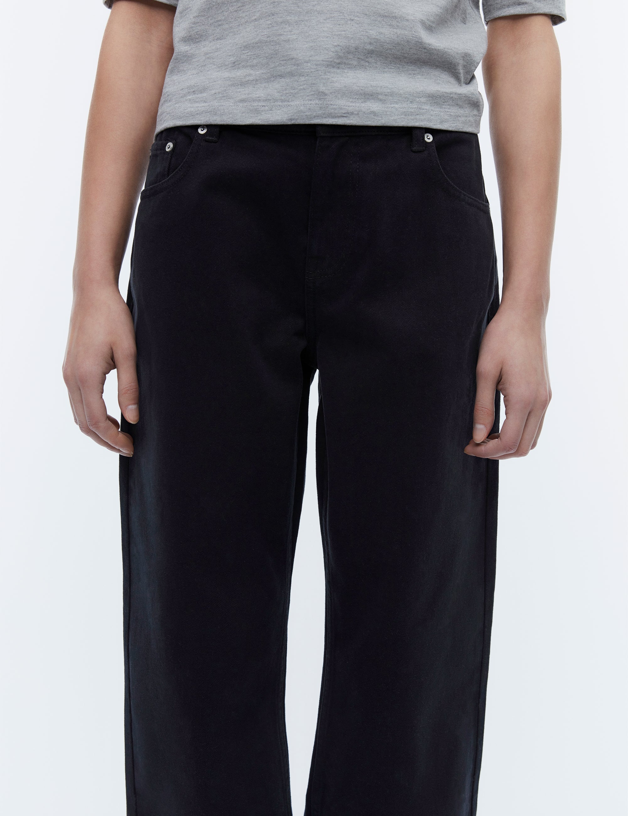 2NDDAY 2ND Raphael TT - Heavy Twill Pants 194008 Meteorite (Black)