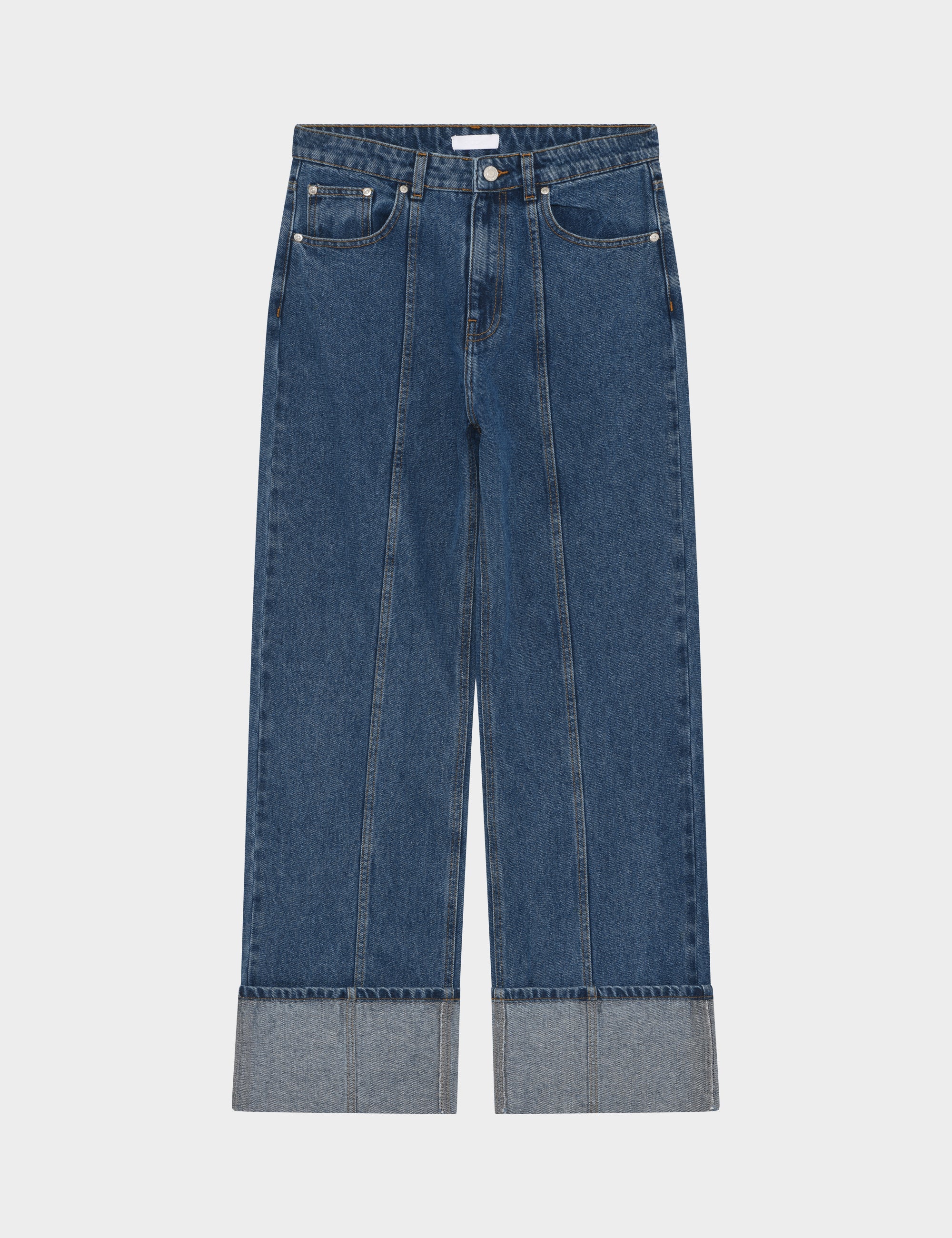 2NDDAY 2ND Rode - Cuff Denim Jeans D016 Indigo