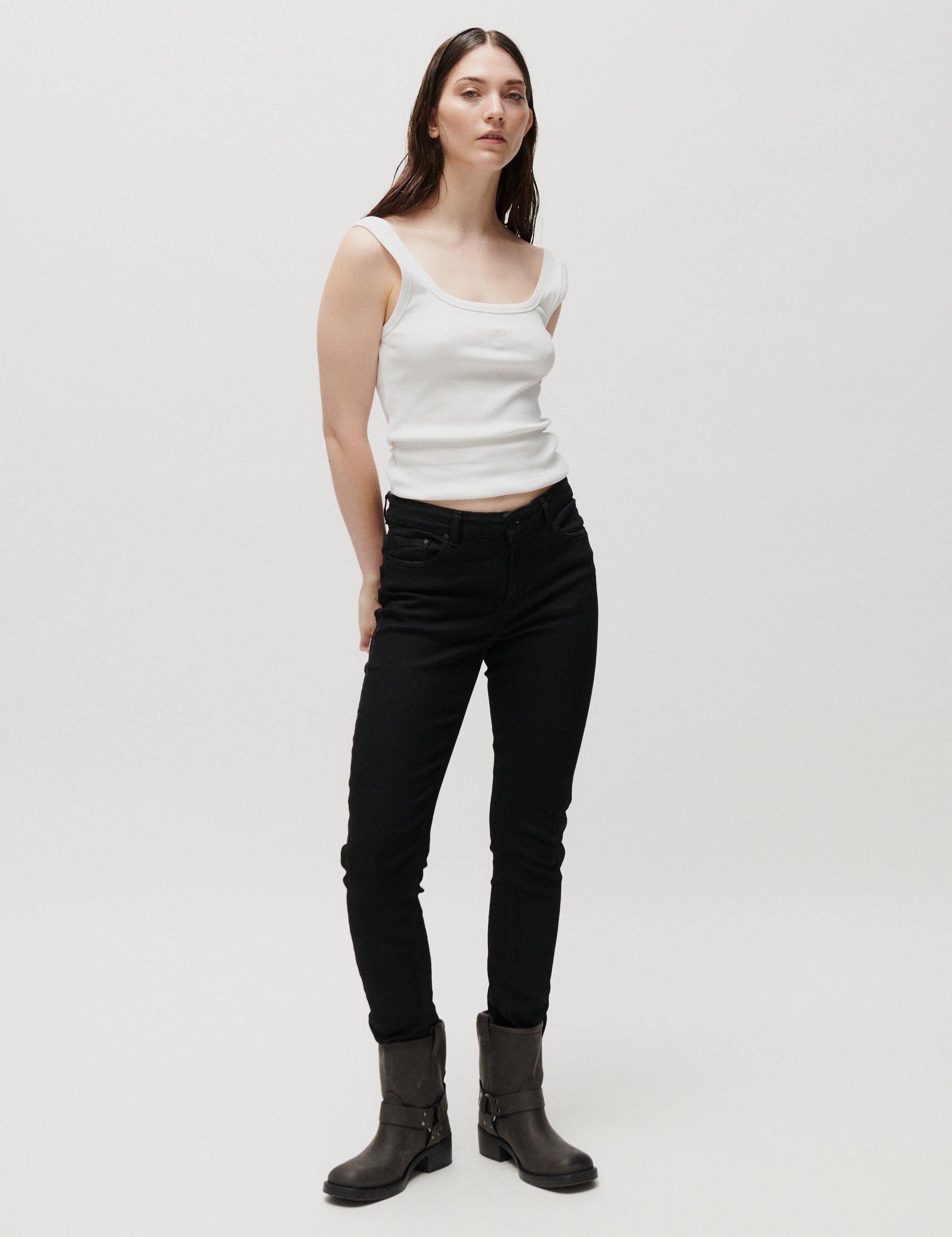 2NDDAY 2ND Samantha - Stretch Delight - Jeans Jeans D045 Coated Denim