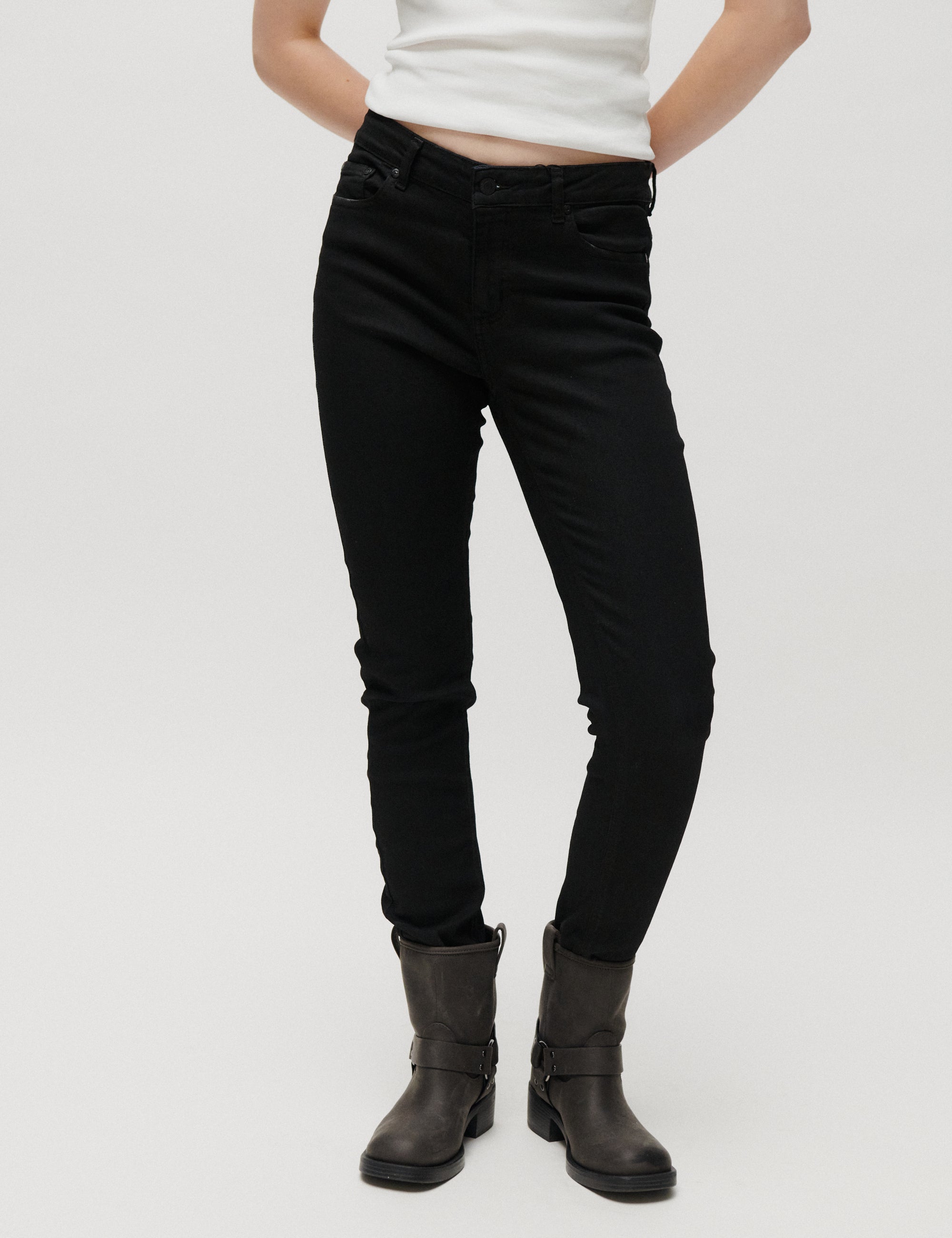 2NDDAY 2ND Samantha - Stretch Delight - Jeans Jeans D045 Coated Denim