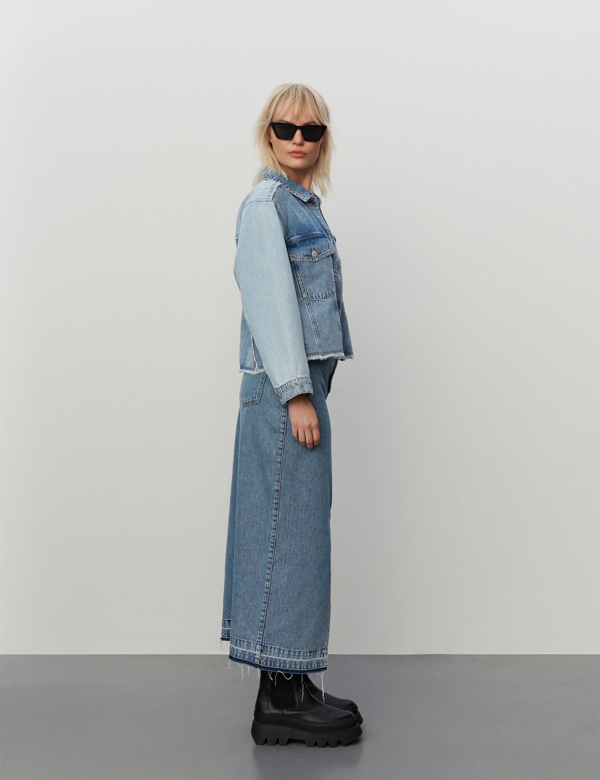 2NDDAY 2ND Sammy TT Jacket D019 Mid Blue