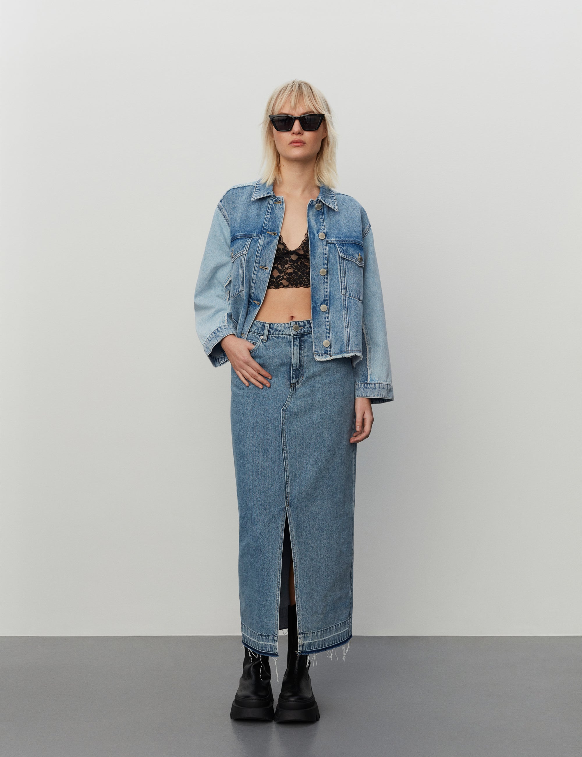 2NDDAY 2ND Sammy TT Jacket D019 Mid Blue