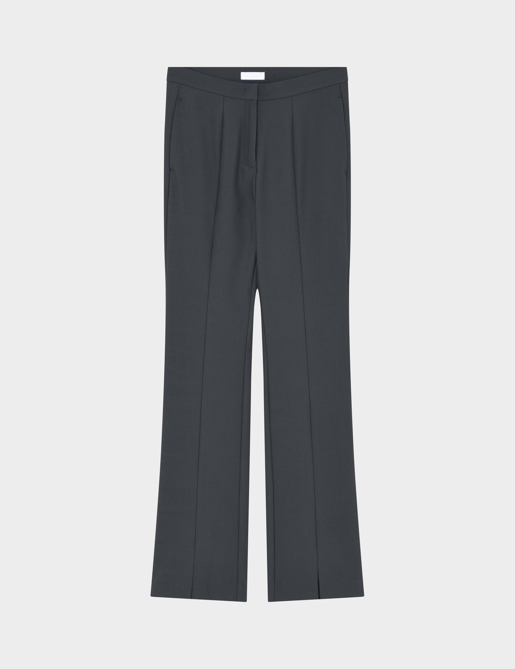 2NDDAY 2ND Sandras - Daily Sleek Pants 190203 Gray Pinstripe