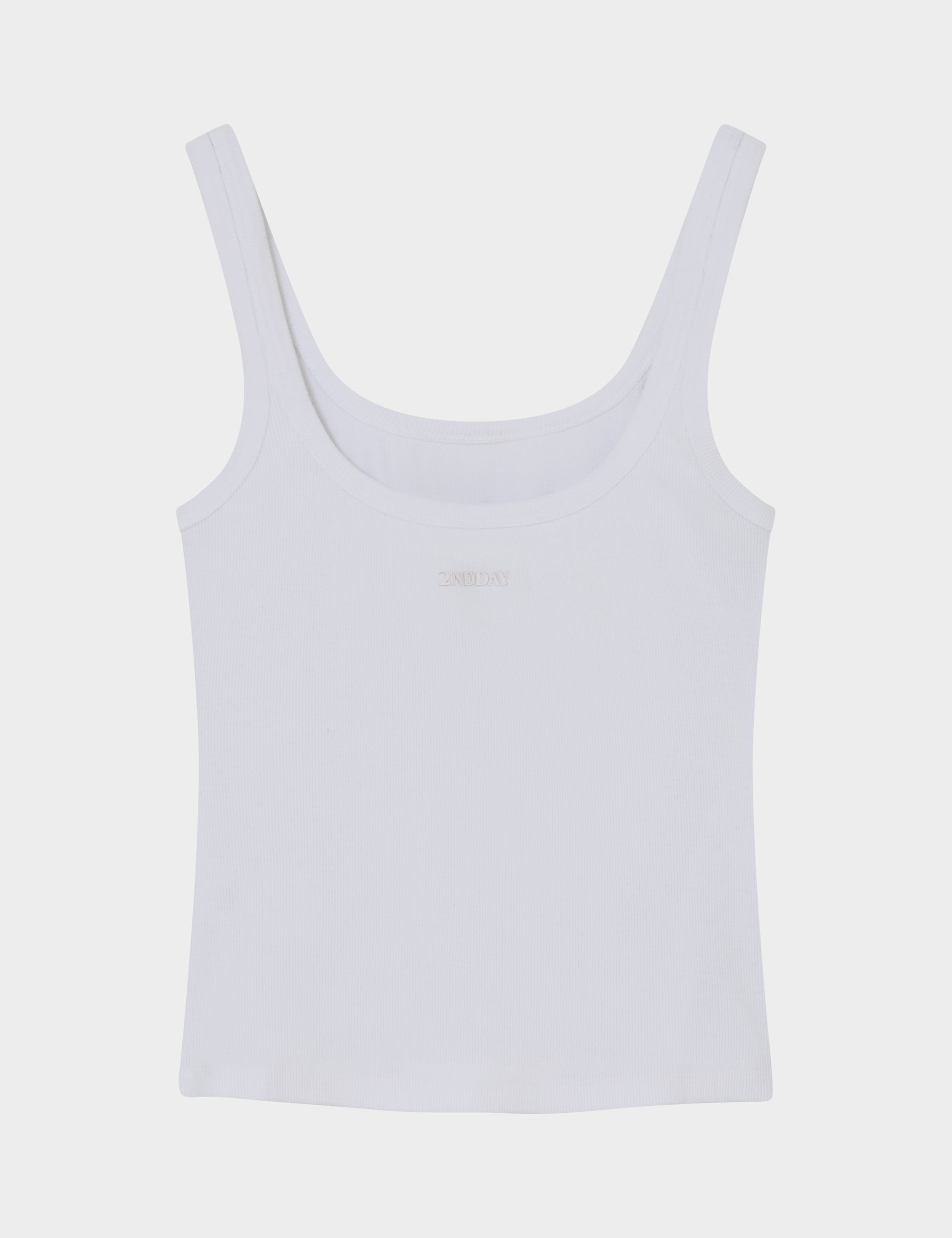 2NDDAY 2ND Viper TT - Daily Cotton Rib Tops & T-Shirts 114001 Brilliant White