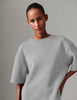 Amalie - Scuba - Top - Light Grey Melange