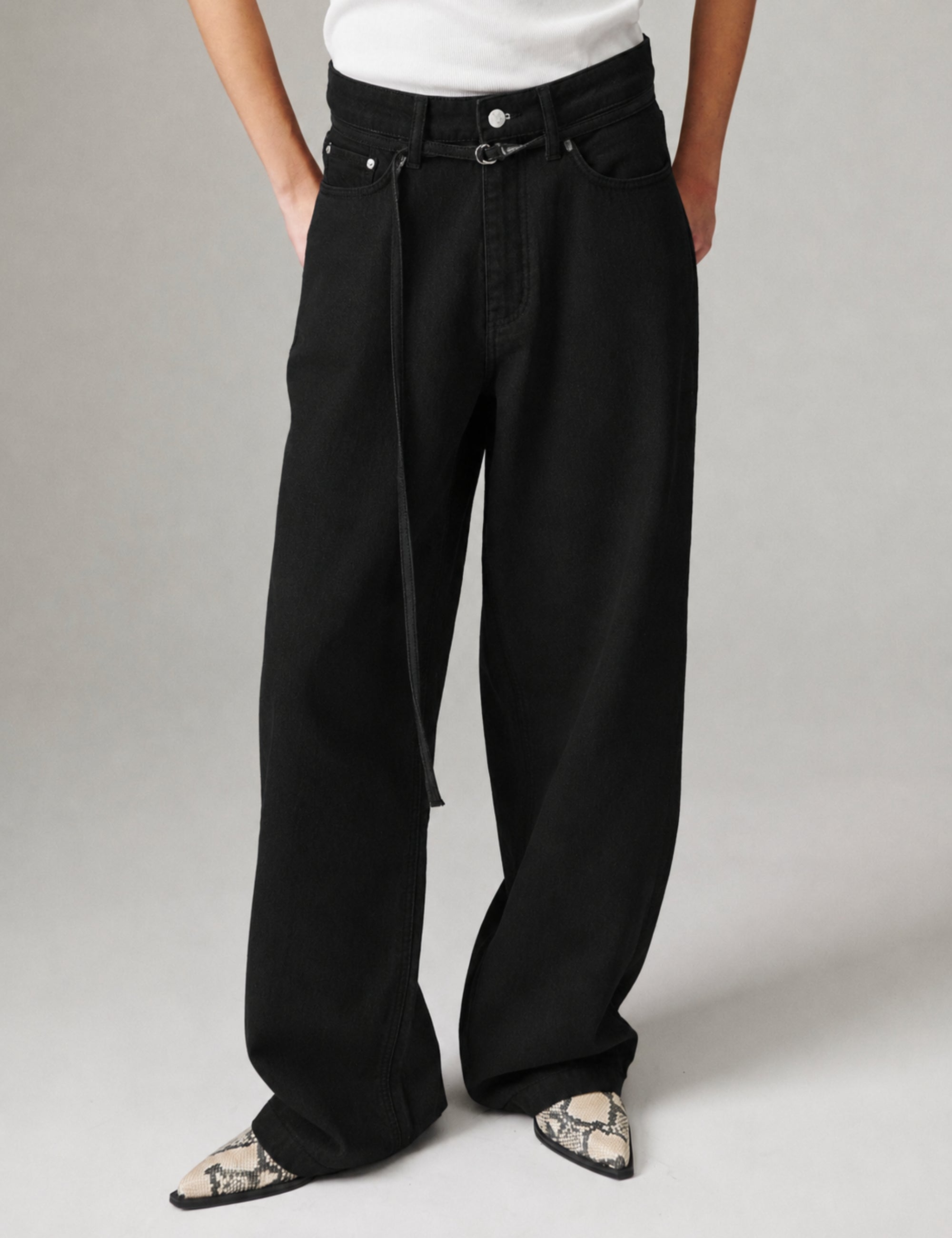 DAY Birger ét Mikkelsen Andi - Black Denim Pants 190303 Black
