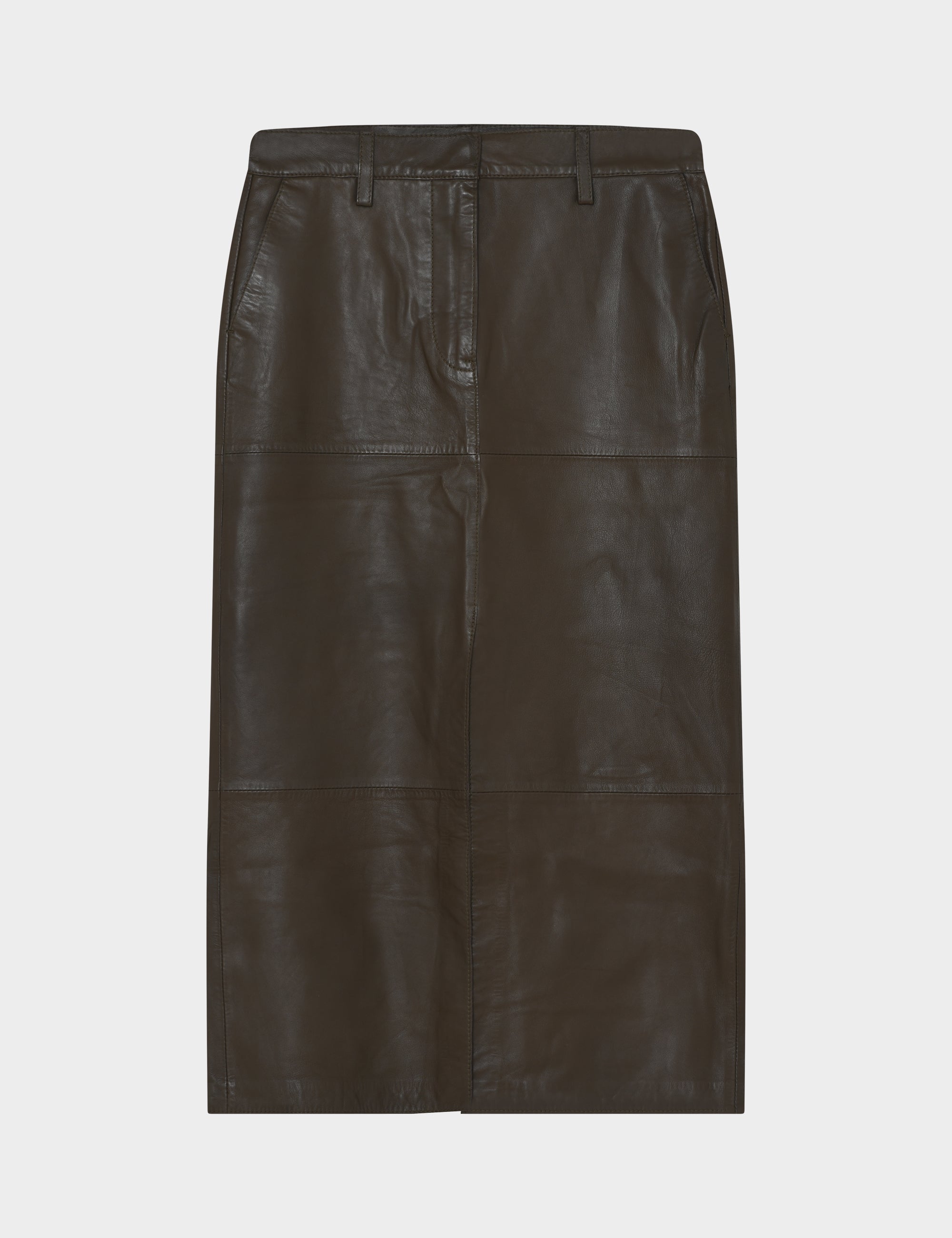 DAY Birger ét Mikkelsen Anna - Leather Contemporary Skirt 190614 WREN