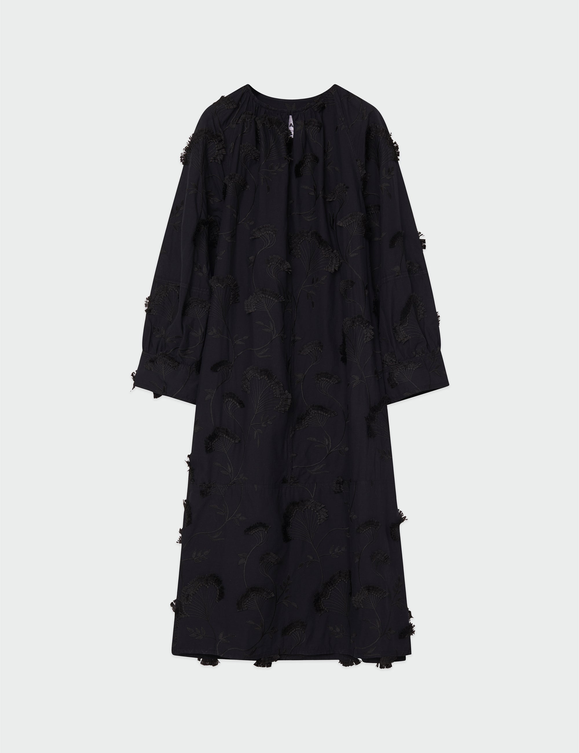 DAY Birger ét Mikkelsen Astrid - Blooming Fringes Dress 190303 Black