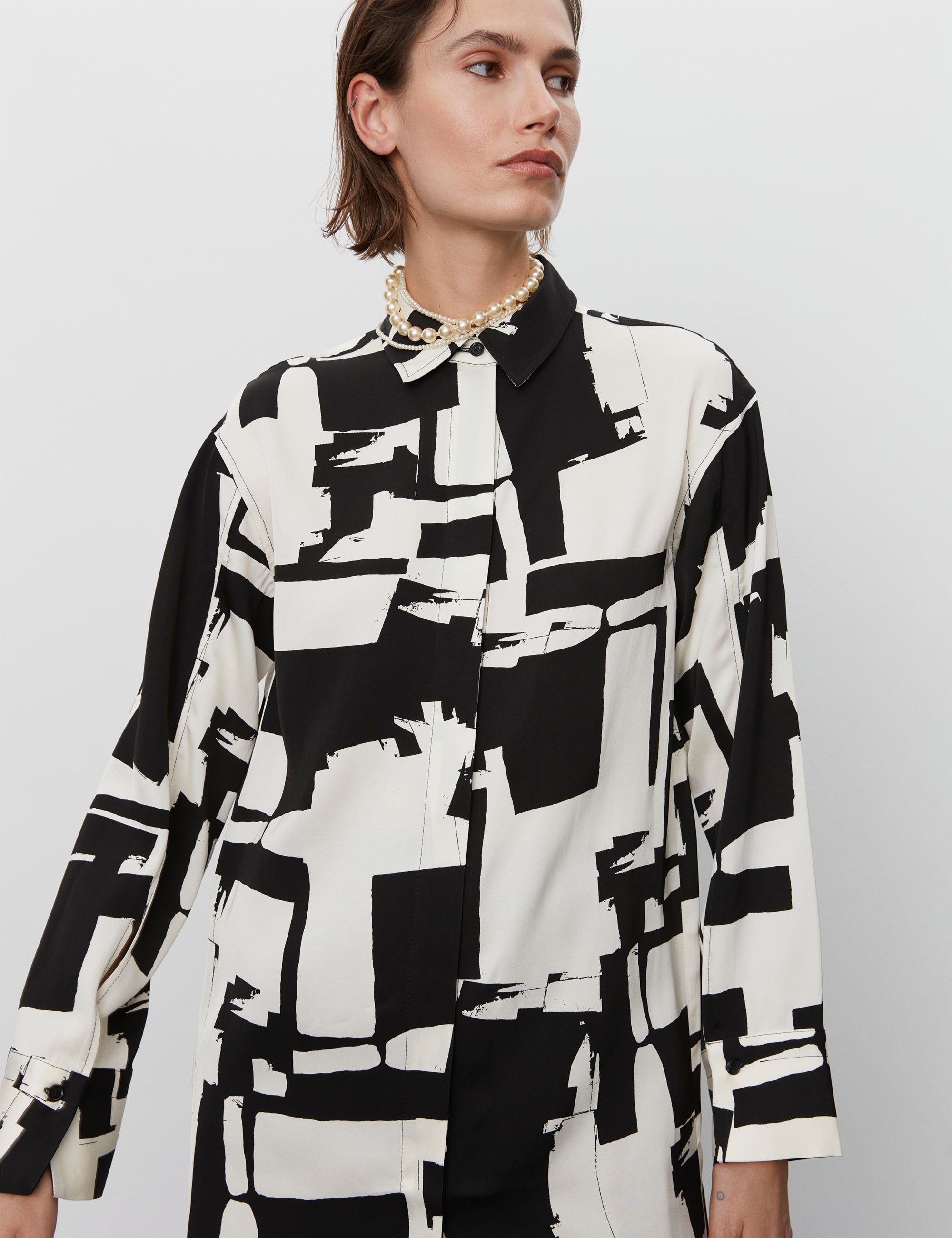 DAY Birger ét Mikkelsen Berry - Graphic Collage RD Dress 190303 BLACK