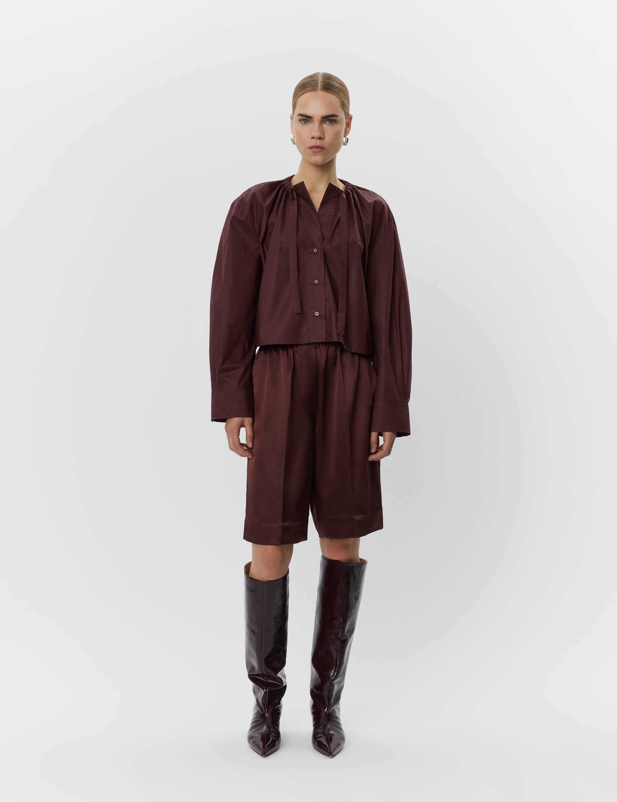 DAY Birger ét Mikkelsen Birch - Cotton Chintz Shirts & Blouses 191317 Bitter Chocolate..