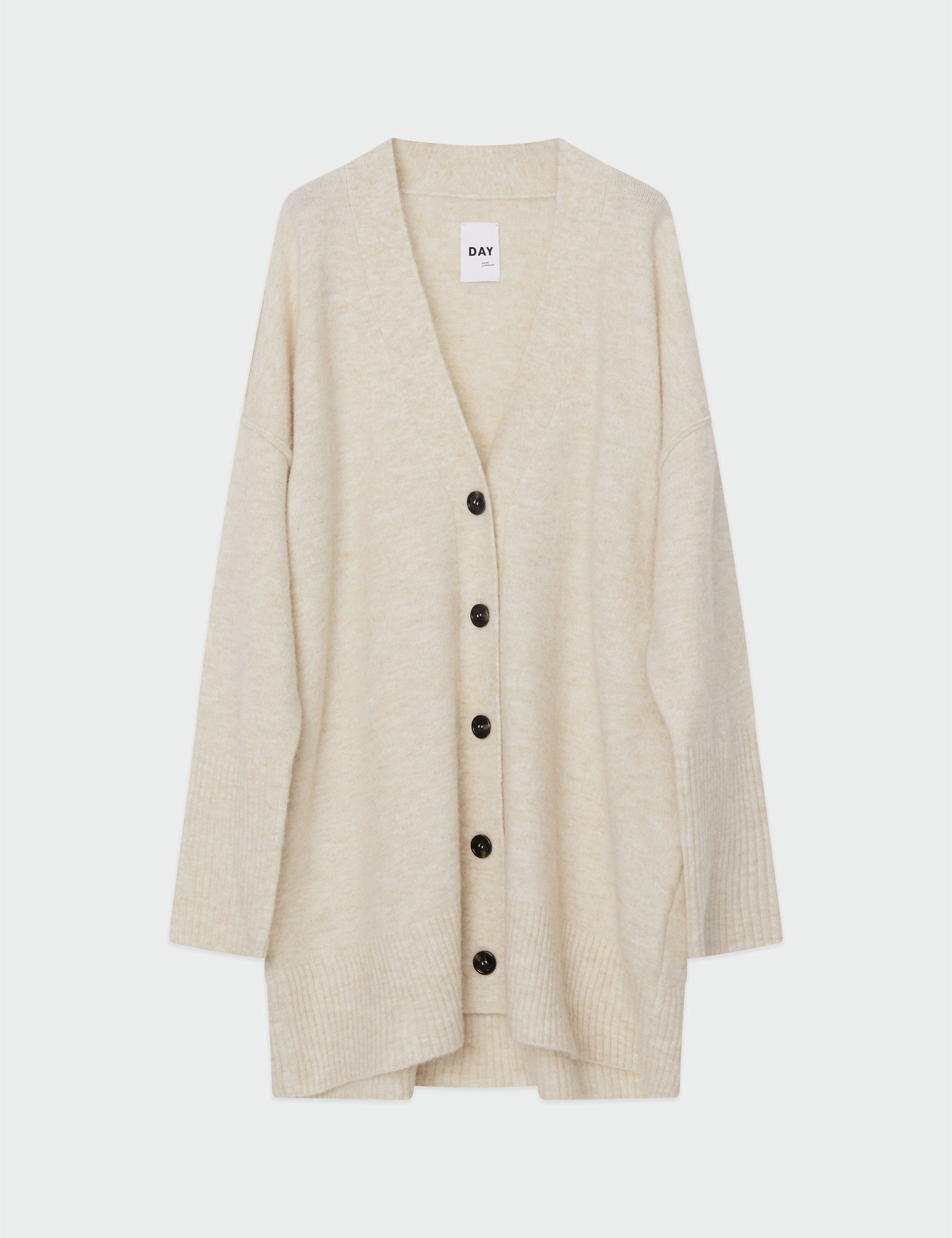 DAY Birger ét Mikkelsen Bobby - Cozy Days Cardigan 500061 CARAMEL MELANGE