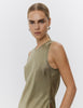 Callie - Fluid Viscose - SAGE KHAKI