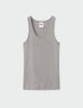 Camilo - Classic Rib - Top - Light Grey Melange