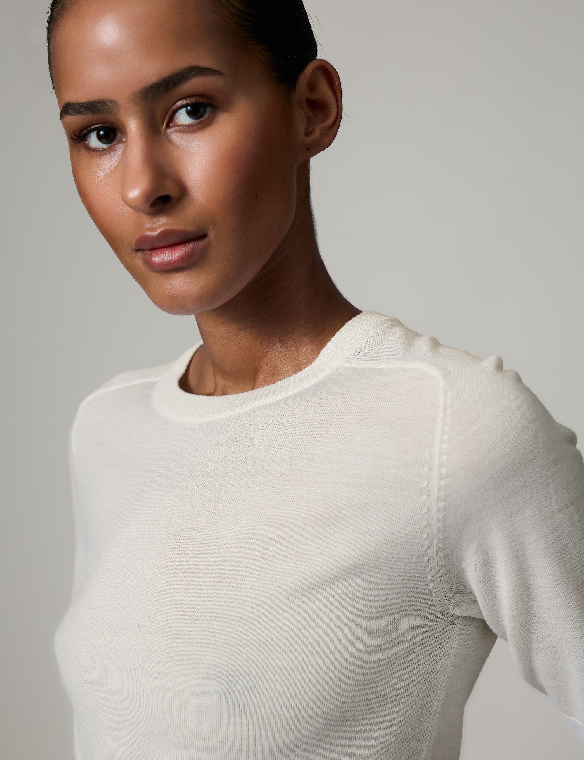 DAY Birger ét Mikkelsen Carolina - Daily Elements - Pullover Pullover 01002 Ivory Shade