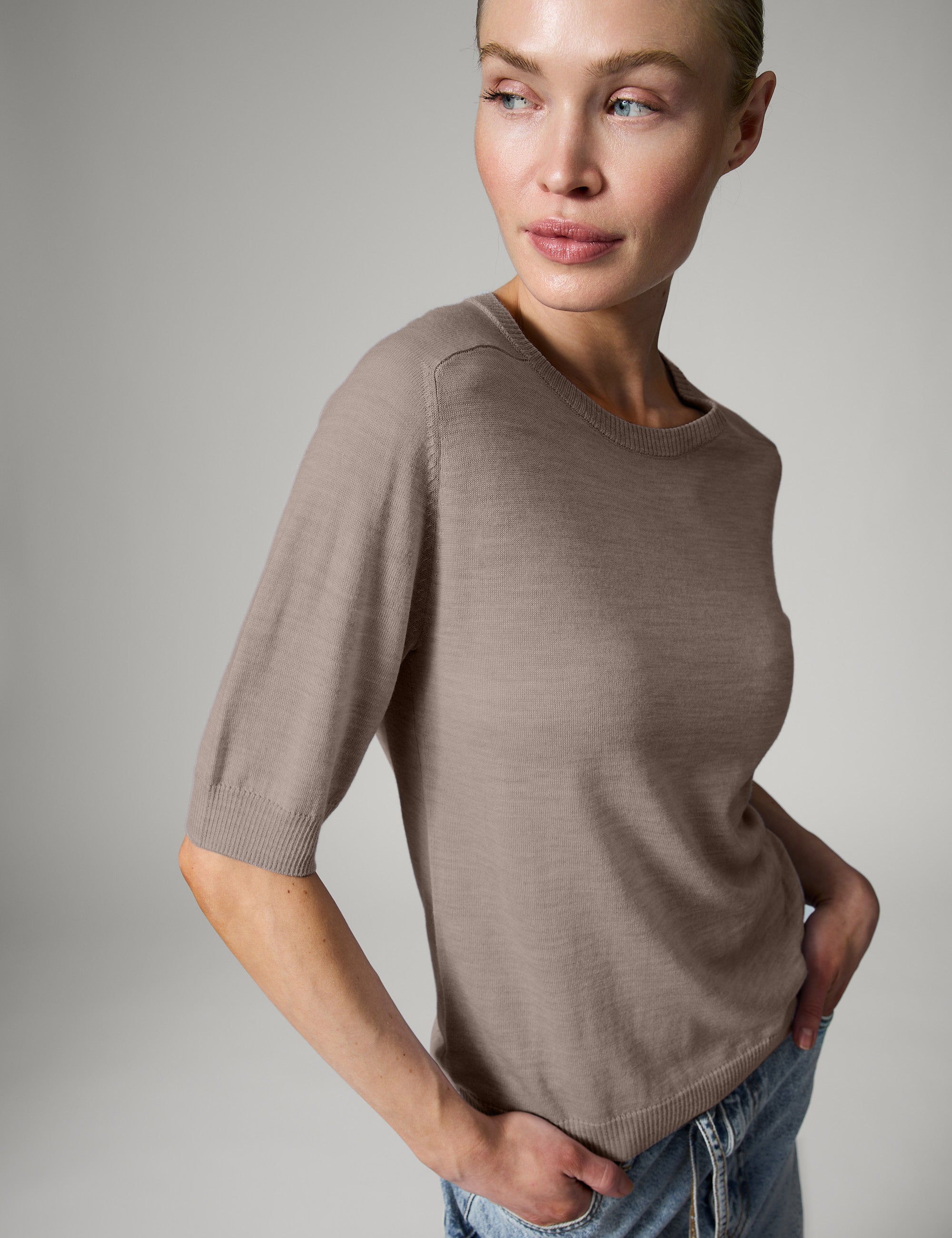 DAY Birger ét Mikkelsen Carolina - Daily Elements - Pullover Pullover 500189 LIGHT BROWN MELANGE