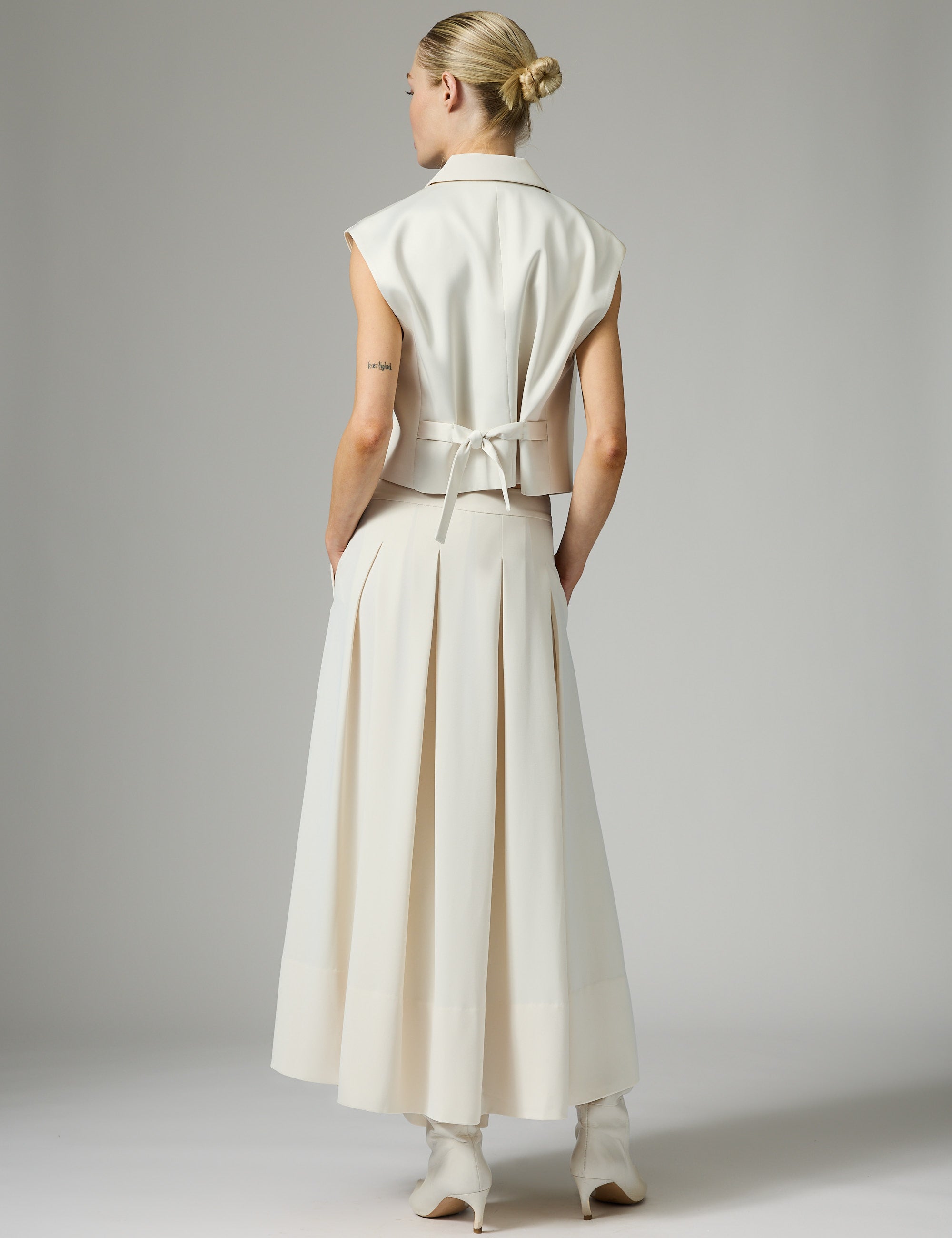 DAY Birger ét Mikkelsen Chai - Classic Gabardine - Skirt Skirt 01002 Ivory Shade