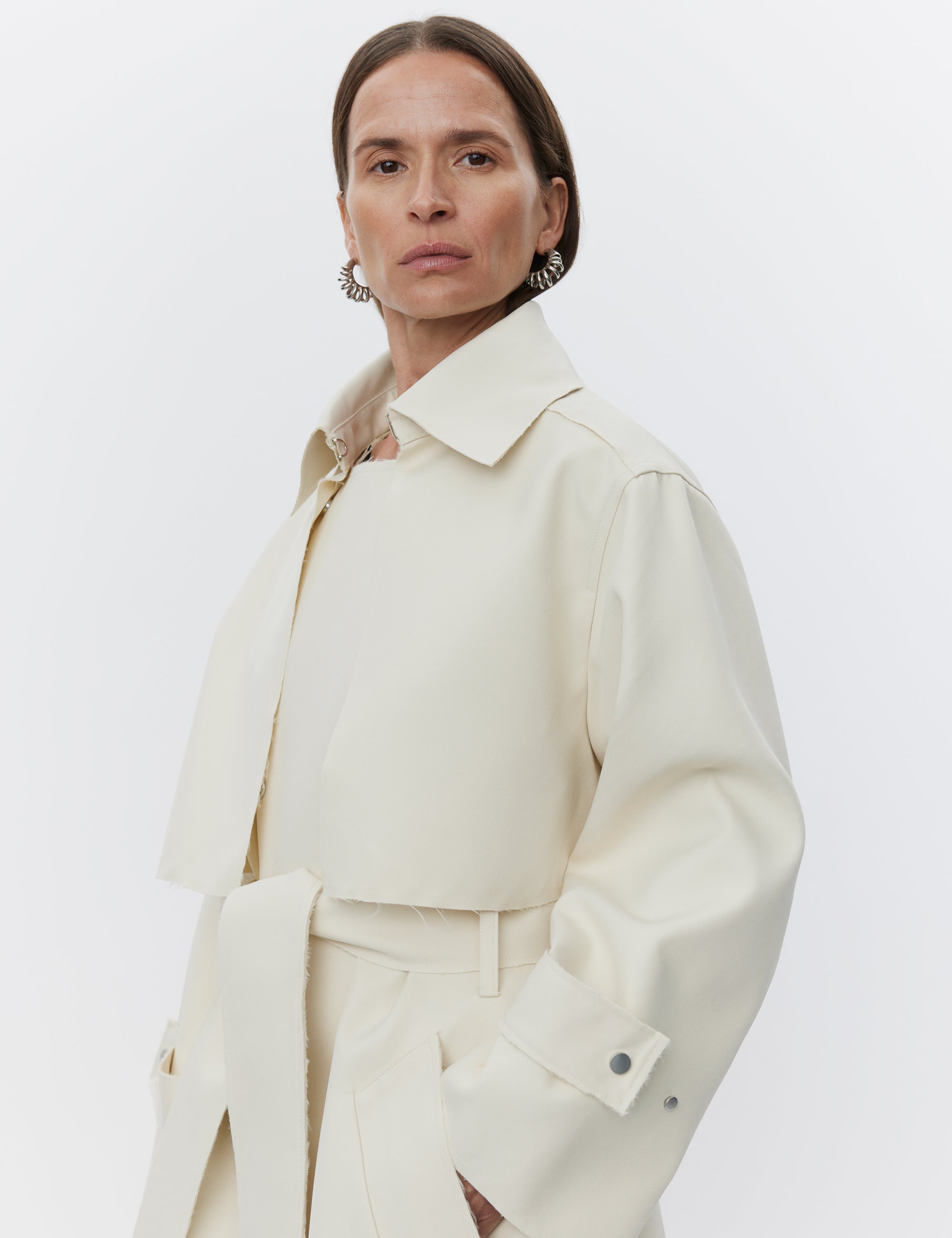 DAY Birger ét Mikkelsen Chapin - Shiny Twill Coats 120110 Pistachio Shell