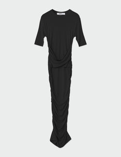 DAY Birger ét Mikkelsen Christie - Wrap Jersey Dress 190303 BLACK